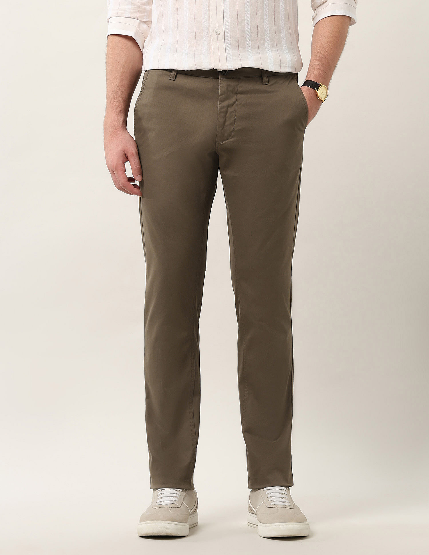Arrow Sport Slim Fit Air Soft Trousers