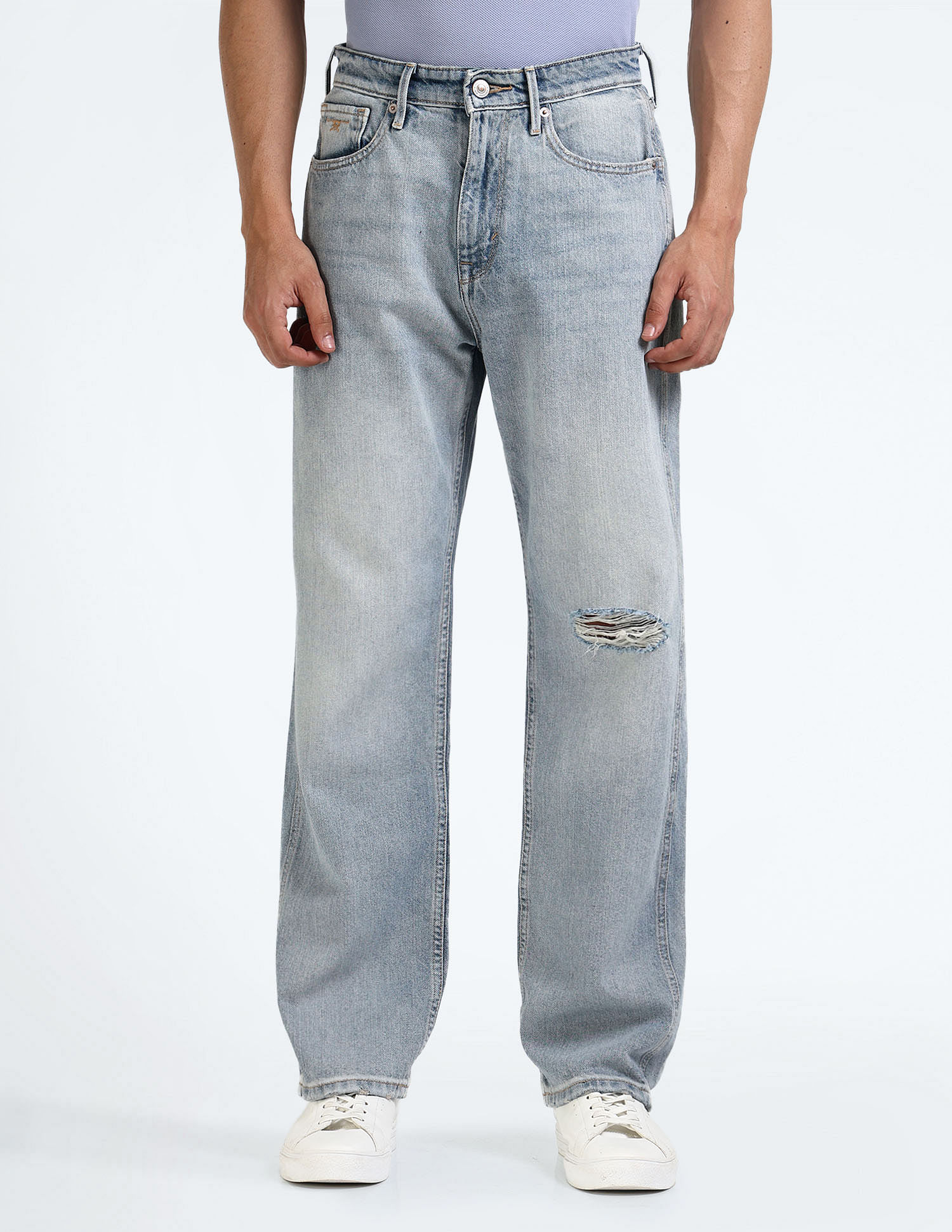 Flying Machine High Rise Loose Fit Jeans