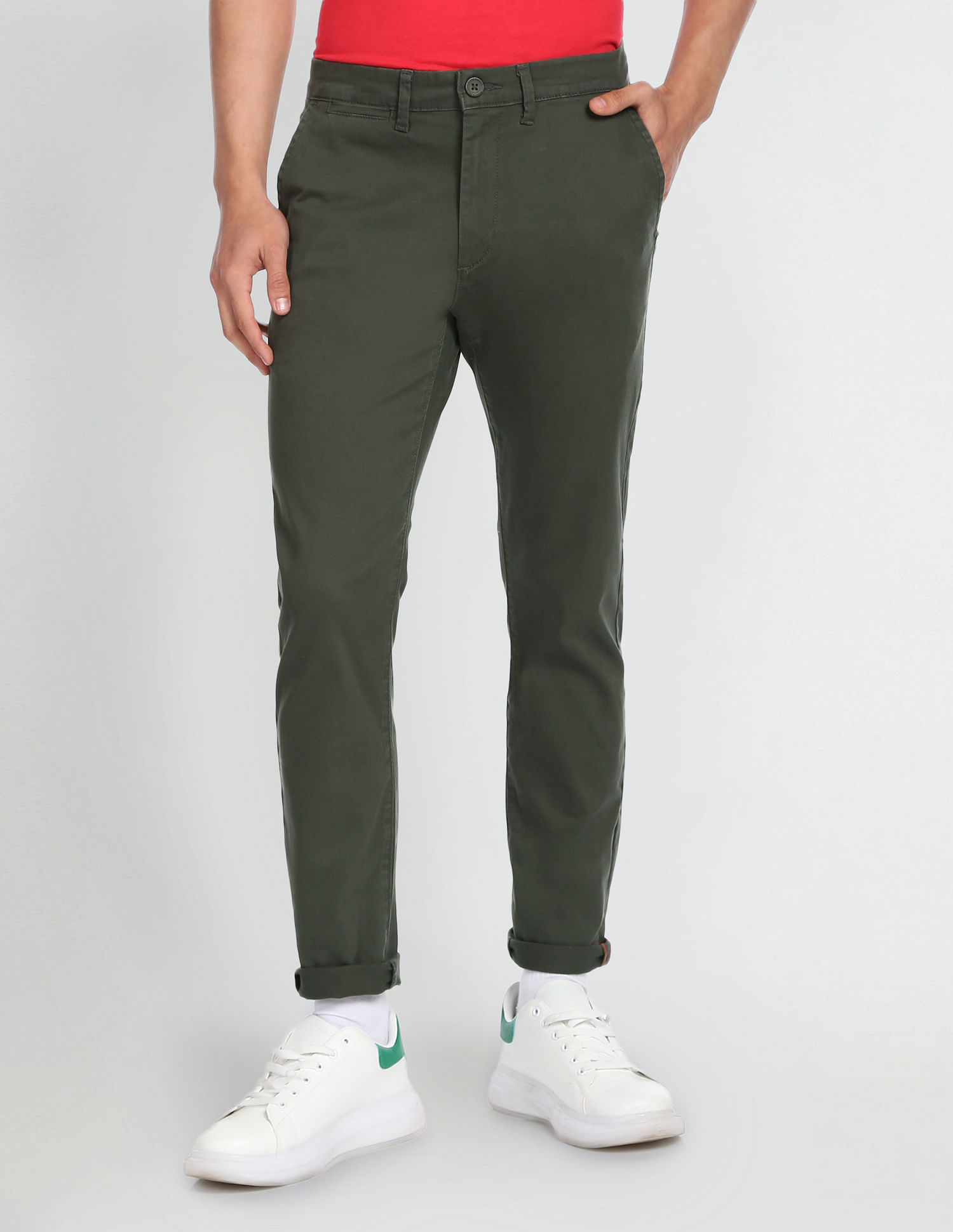 Buy Flying Machine Cotton Stretch Twill Cargo Pants - NNNOW.com