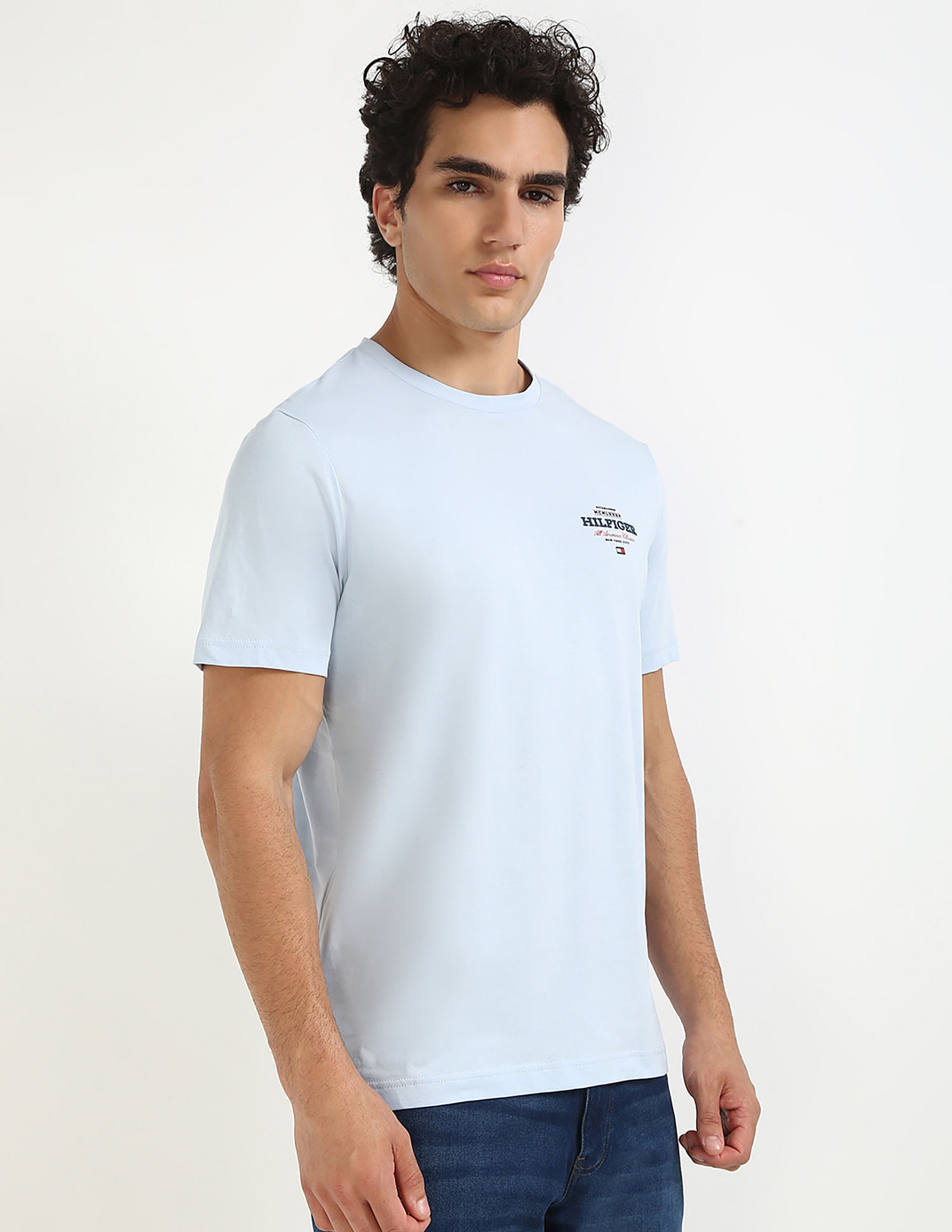 Tommy Hilfiger Logo Regular-Fit Cotton T-Shirt