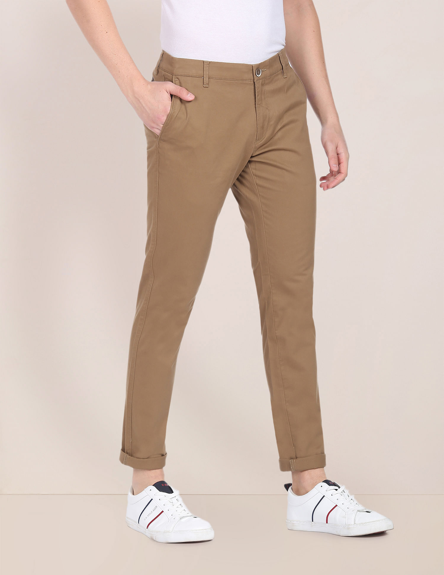 Polo Ralph Lauren Slim Fit Flat Front Trousers C016 at John Lewis   Partners