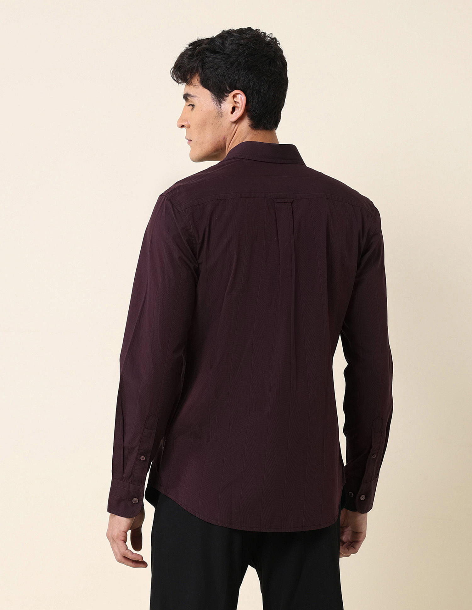 U.S. Polo Assn. Tailored Fit Vertical Striped Shirt