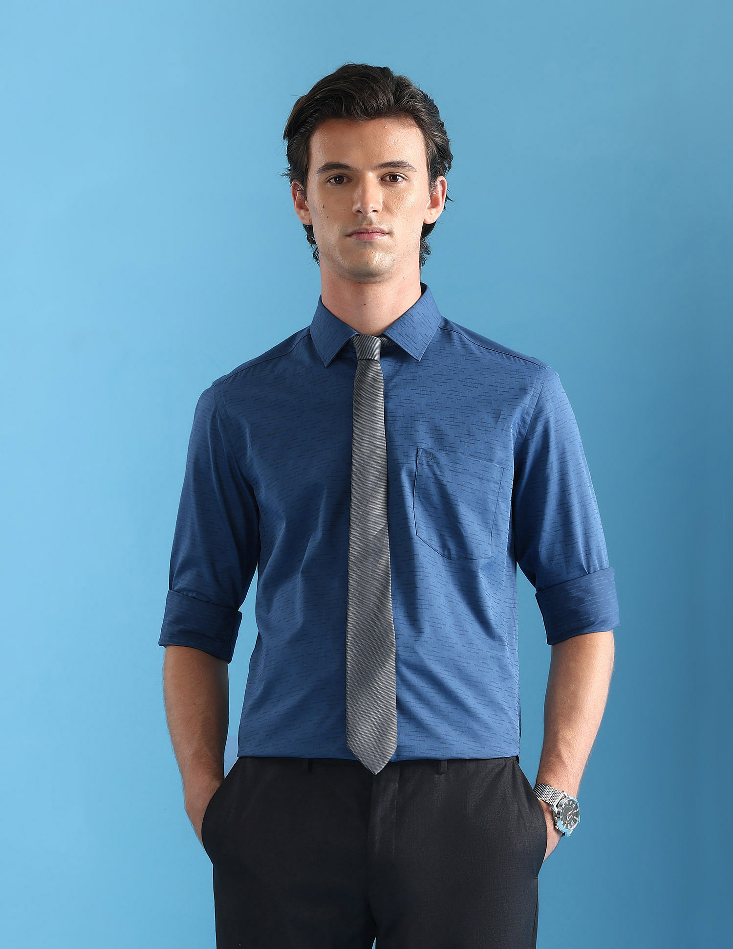 Arrow Manhattan Slim Fit Velocity Shirt