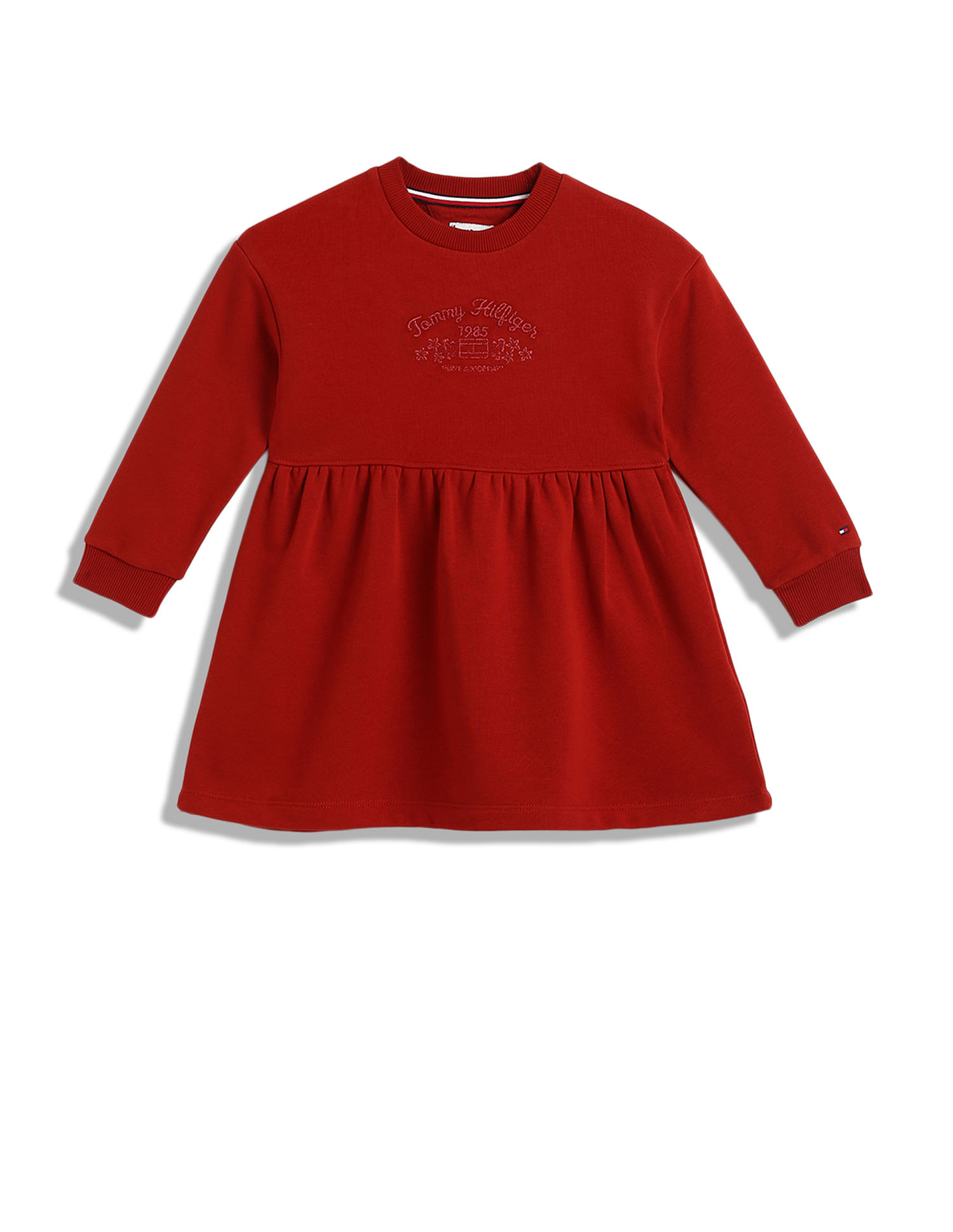 Tommy Hilfiger Kids Sustainable Embroidered Dress