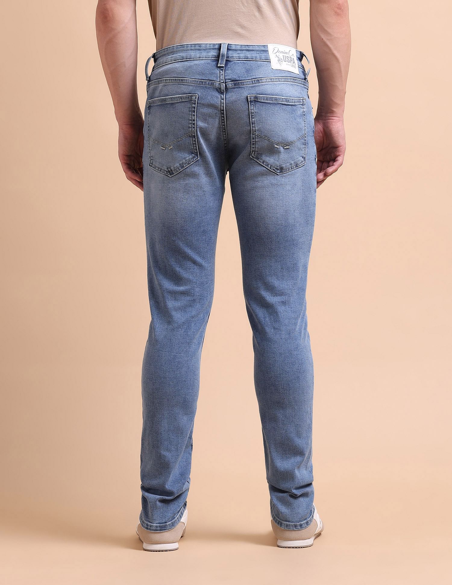 U.S. Polo Assn. Denim Co. Brandon Slim Tapered Fit Blue Jeans