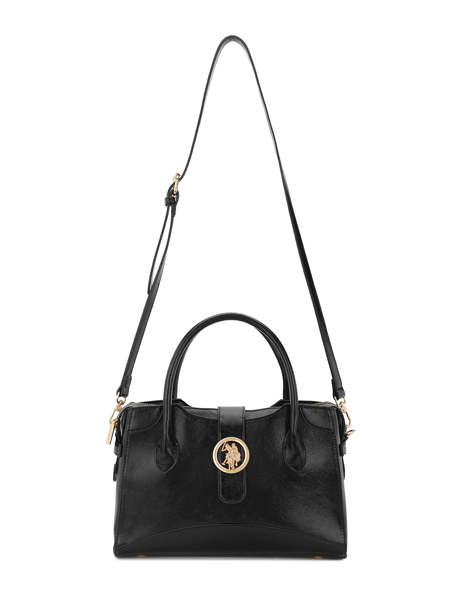 U.S. Polo Assn. Women Ami Textured Satchel Bag