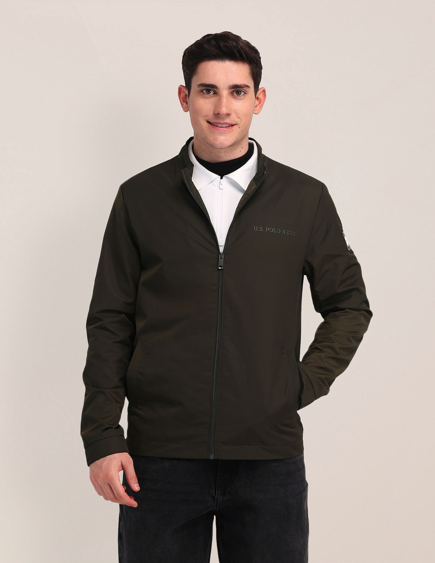 U.S. Polo Assn. Solid Casual Jacket