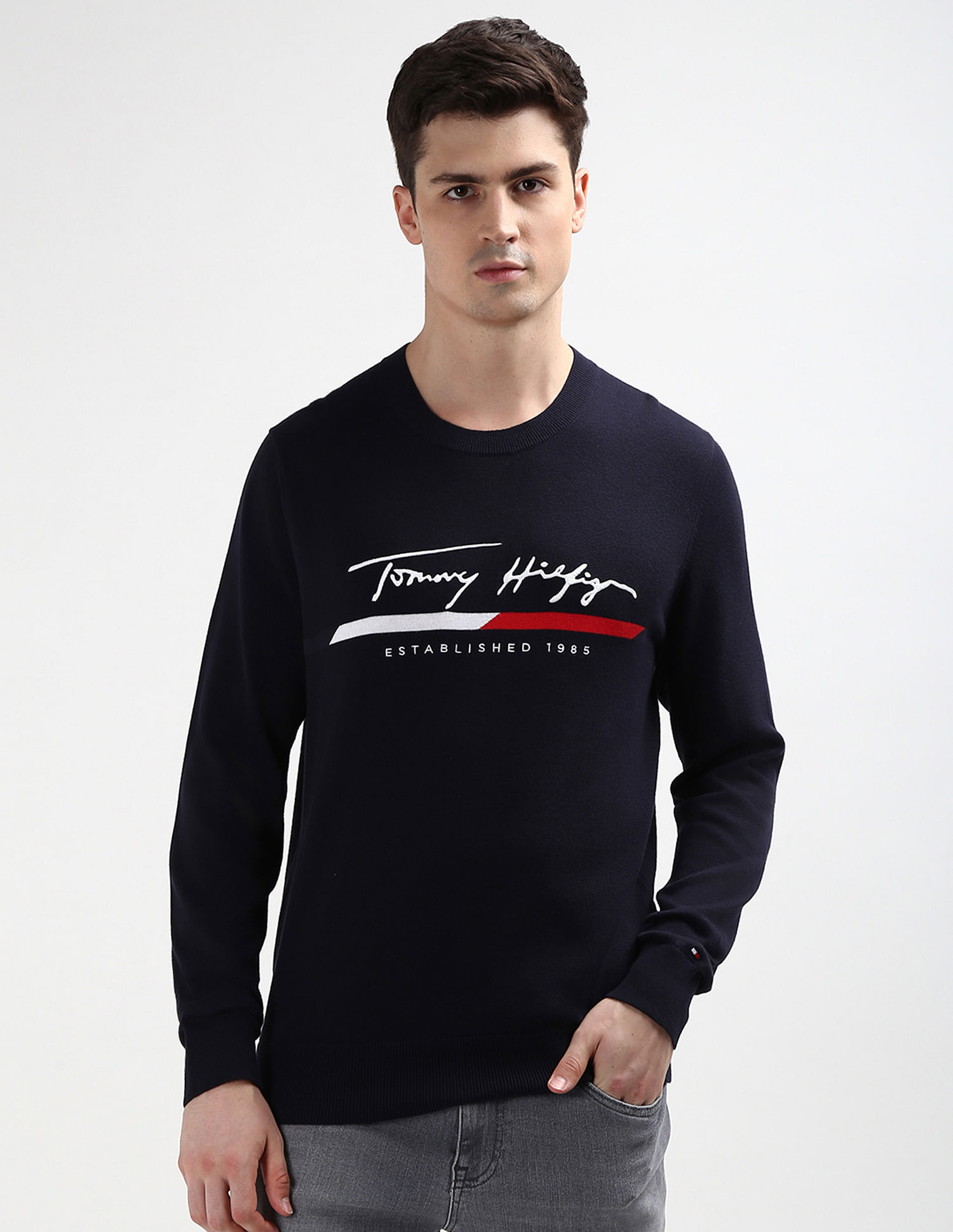 Tommy Hilfiger Logan Logo Crew Neck Sweater