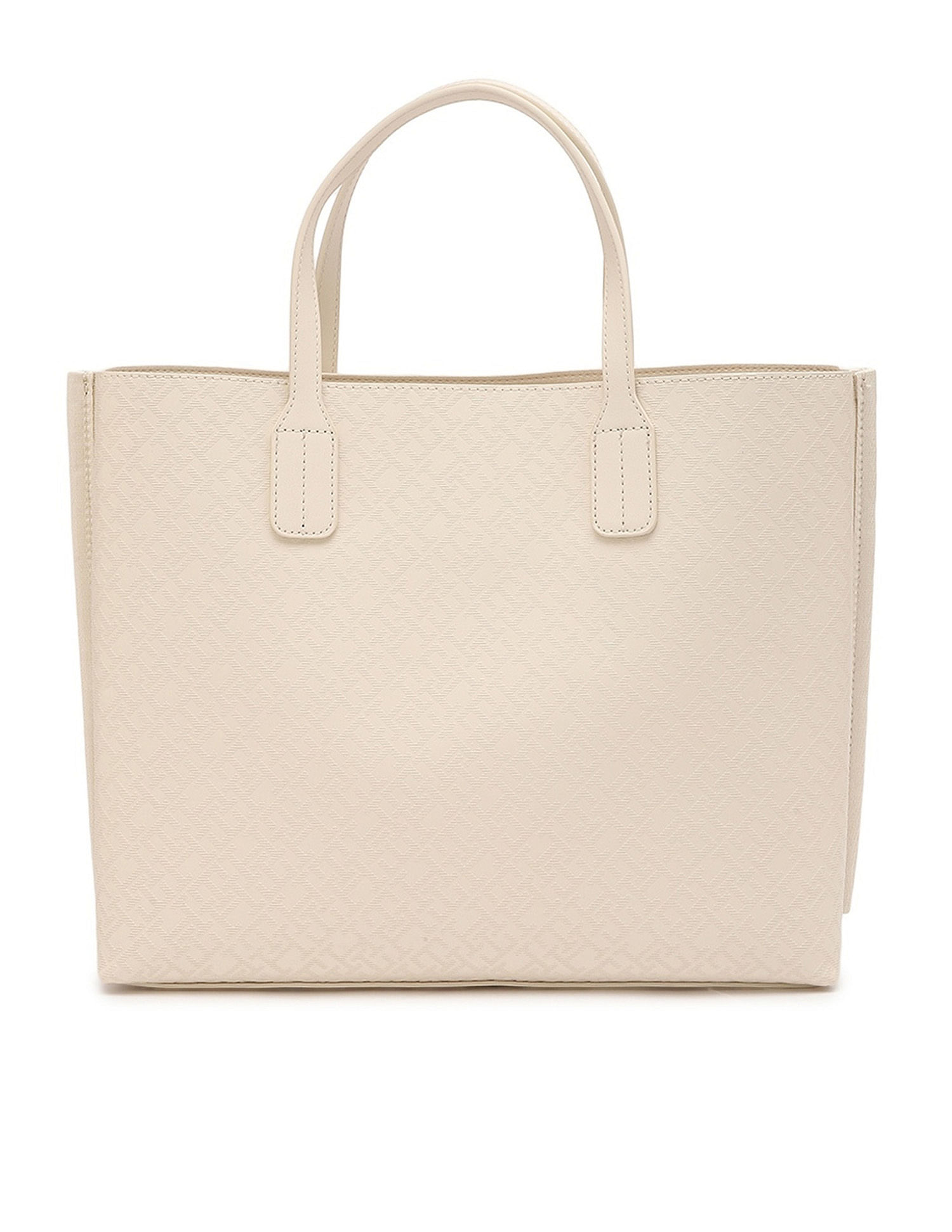 Tommy Hilfiger Logo Beige Pu Handbags