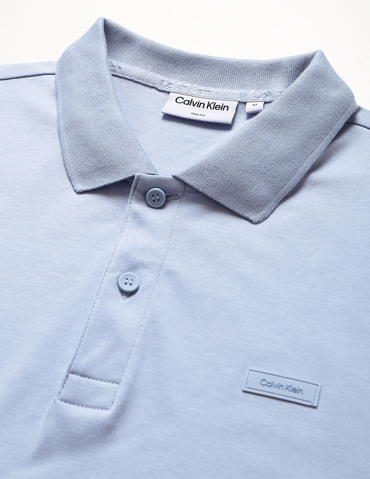 Calvin Klein Smooth Cotton Slim Fit Polo Shirt