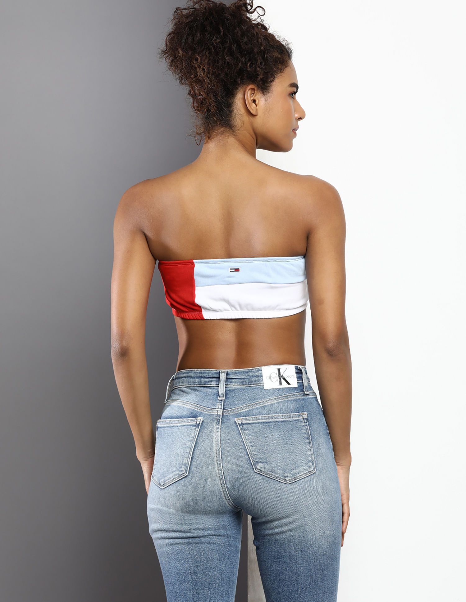 Buy Tommy Hilfiger Archive Colour Block Tube Top - NNNOW.com