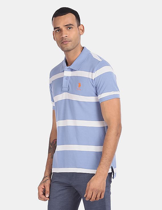 nautica light blue polo