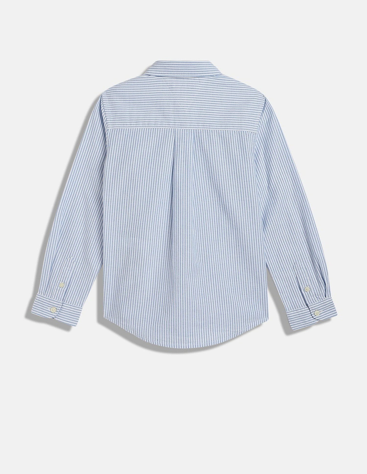 Tommy Hilfiger Boys Blue Vertical Striped Shirt