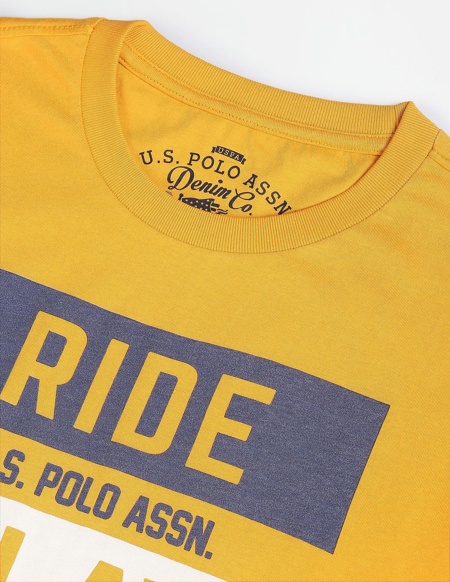 U.S. Polo Assn. Denim Co. Crew Neck Brand Print Shirt