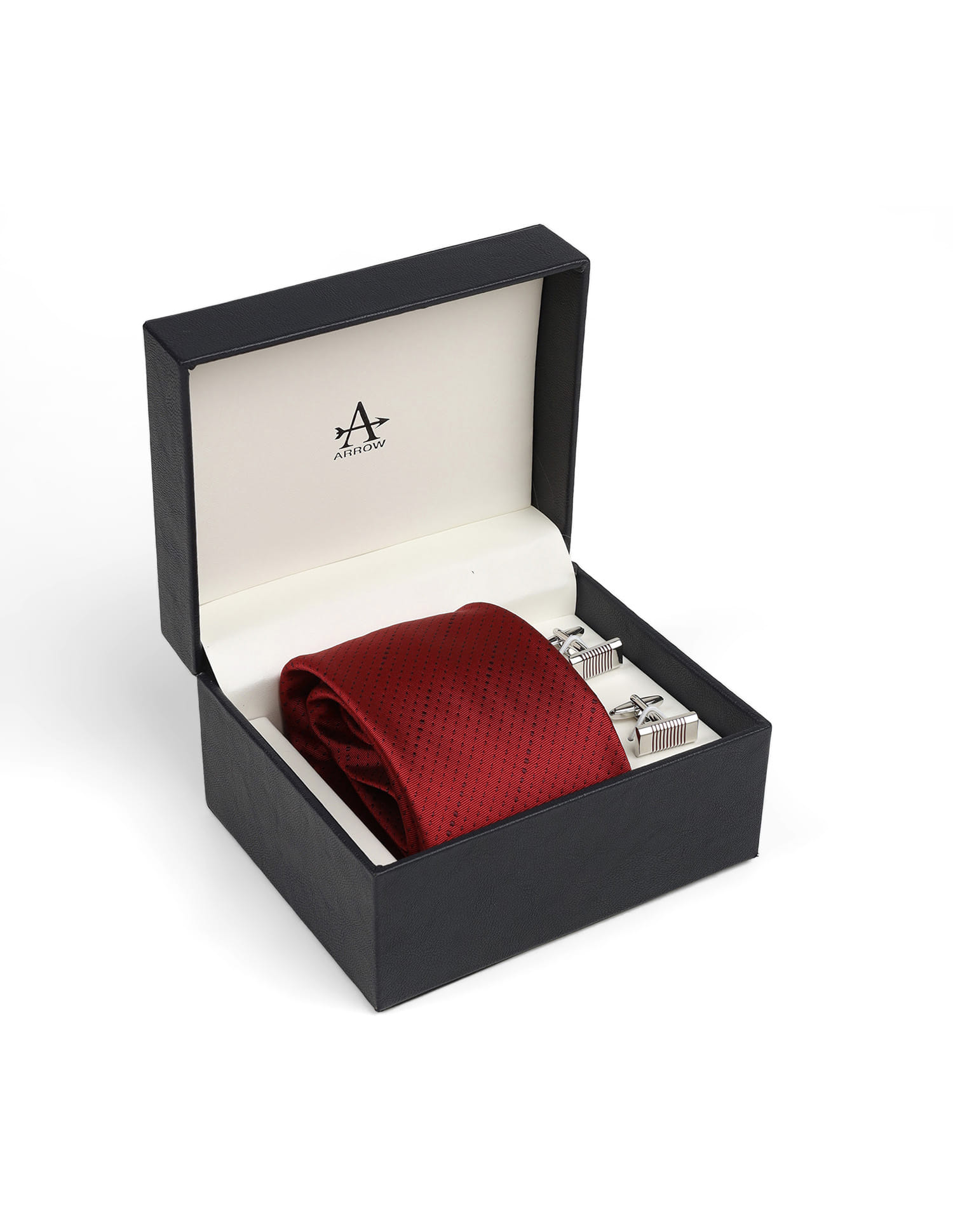 branded tie and cufflink set