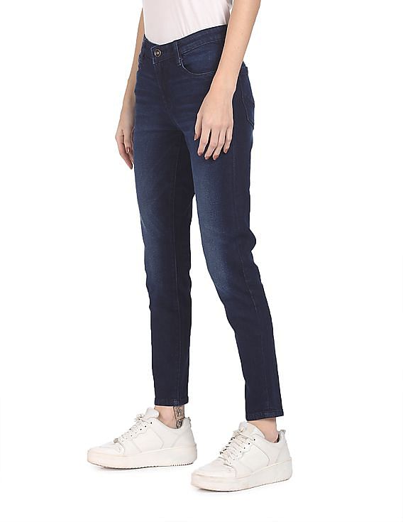 U.S. Polo Assn. Women Wash Mid Rise Jeans