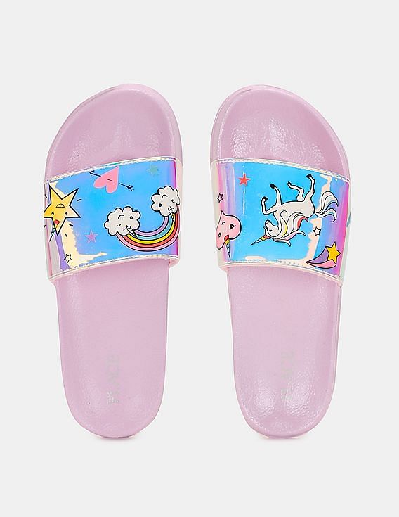 Children's place hot sale unicorn slippers