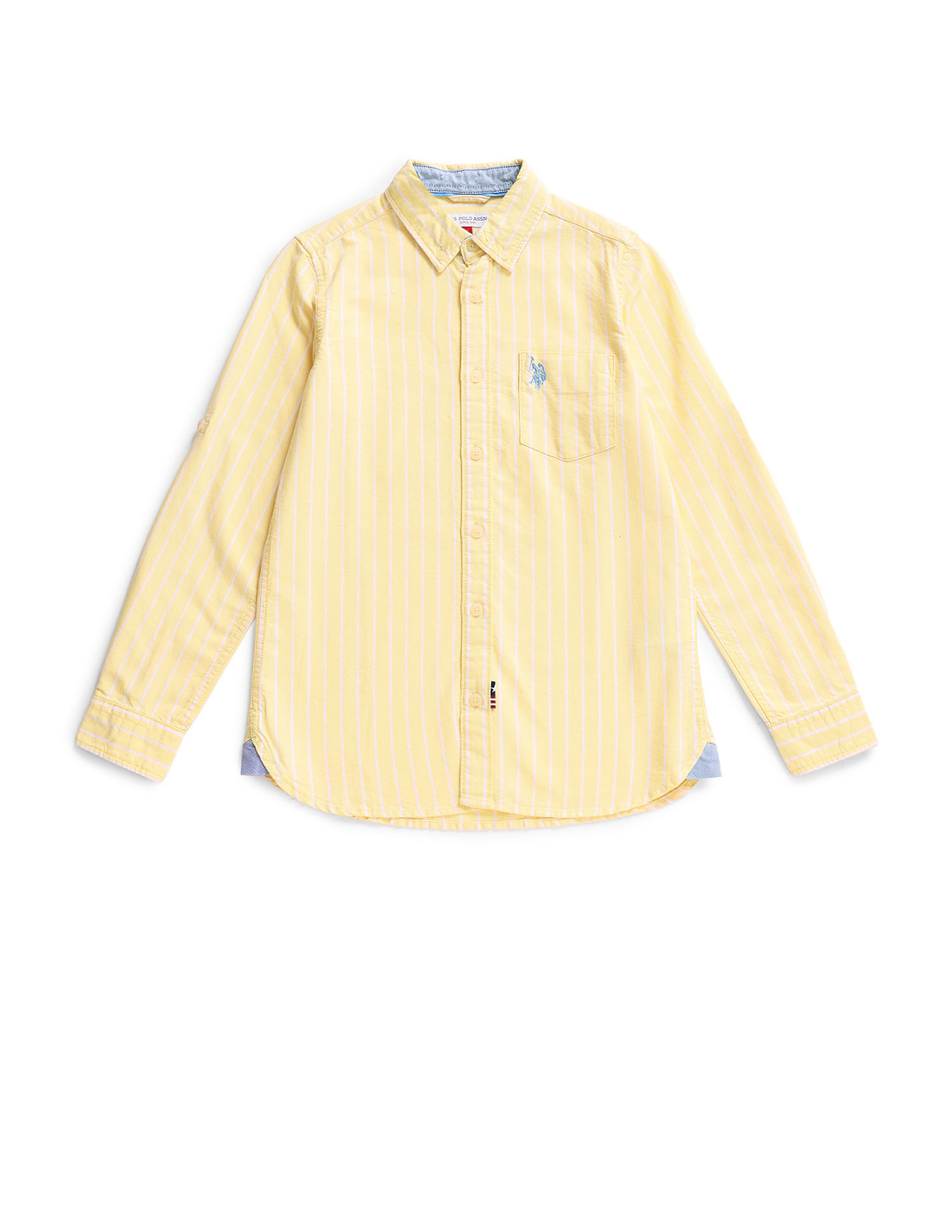 U.S. Polo Assn. Kids Boys Button Down Striped Shirt