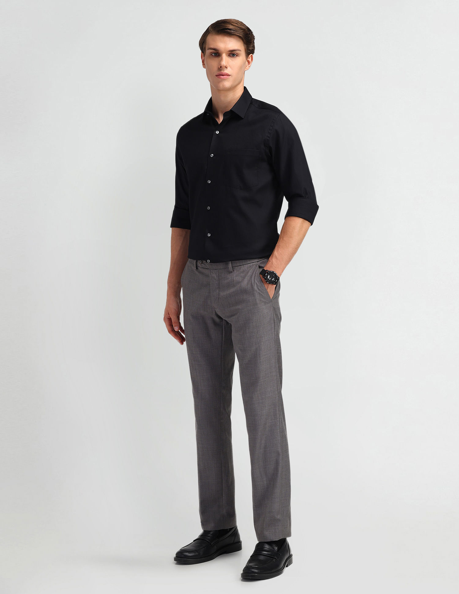 Arrow Textured Cotton Shirt