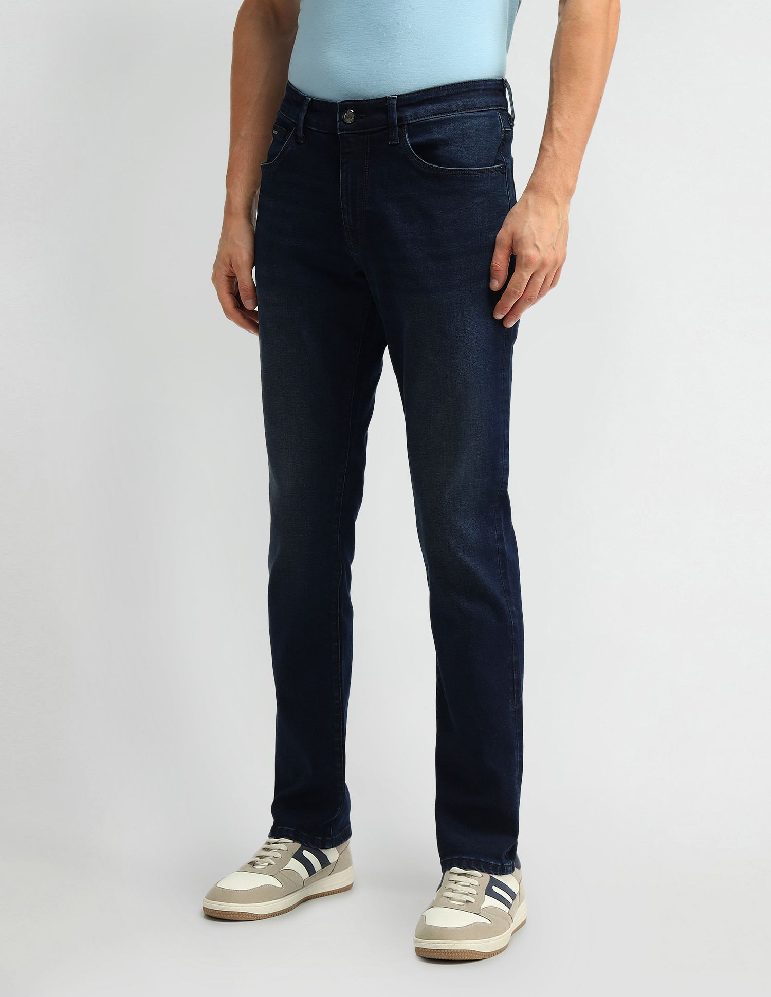 Arrow Sport Mid Rise Jameson Slim Fit Jeans