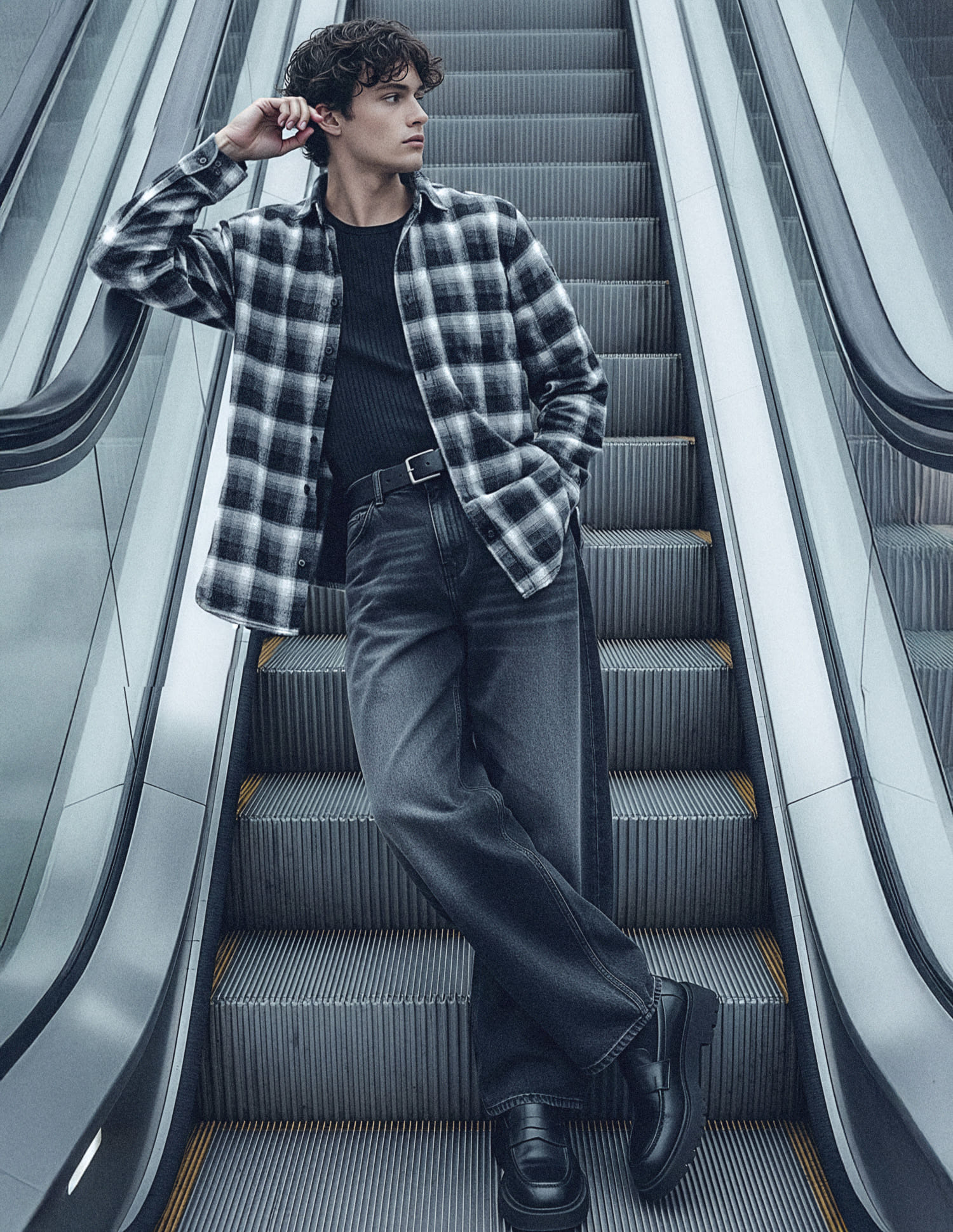 Buy Flying Machine Buffalo Checked Relaxed Fit Shirt - NNNOW.com