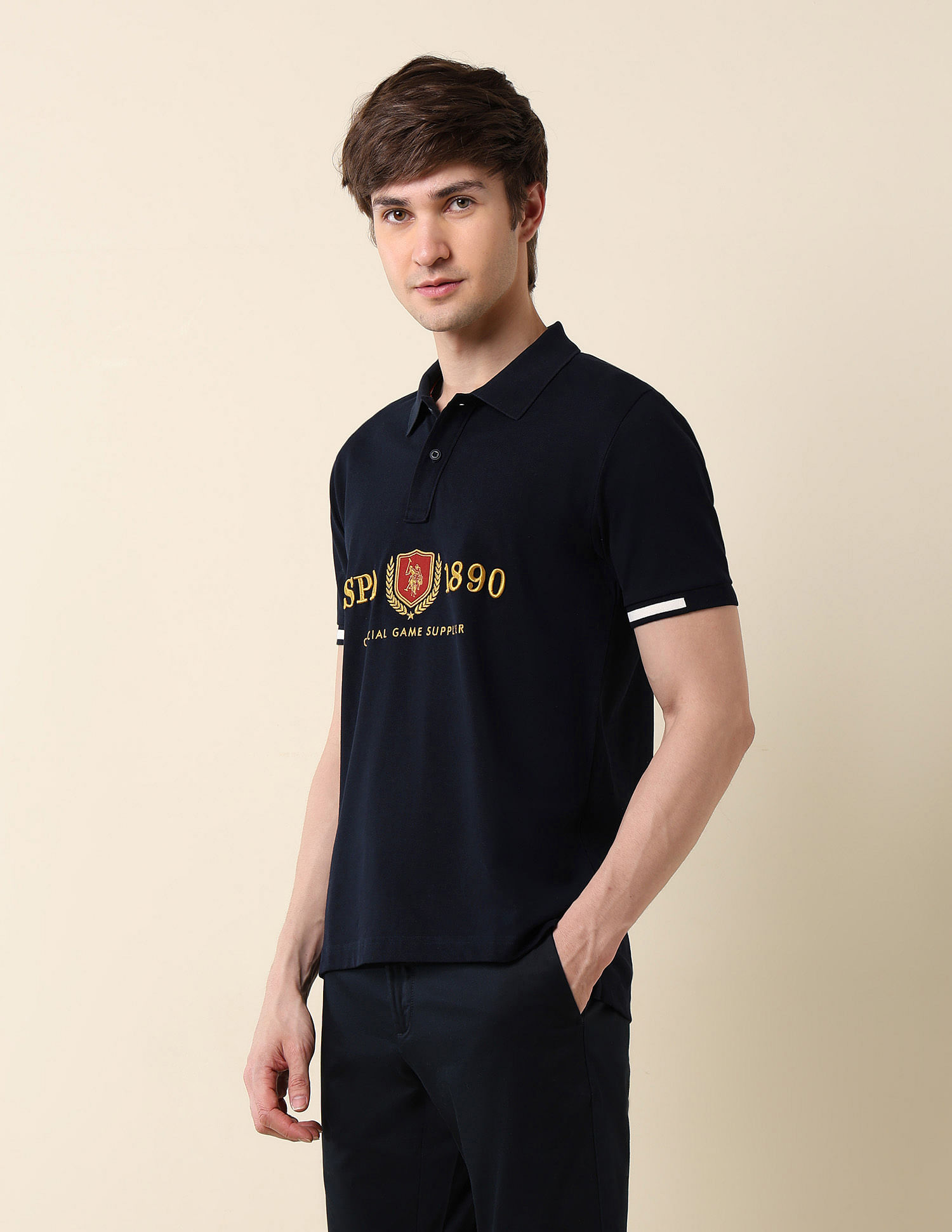 U.S. Polo Assn. Brand Embroidered Classic Polo Shirt