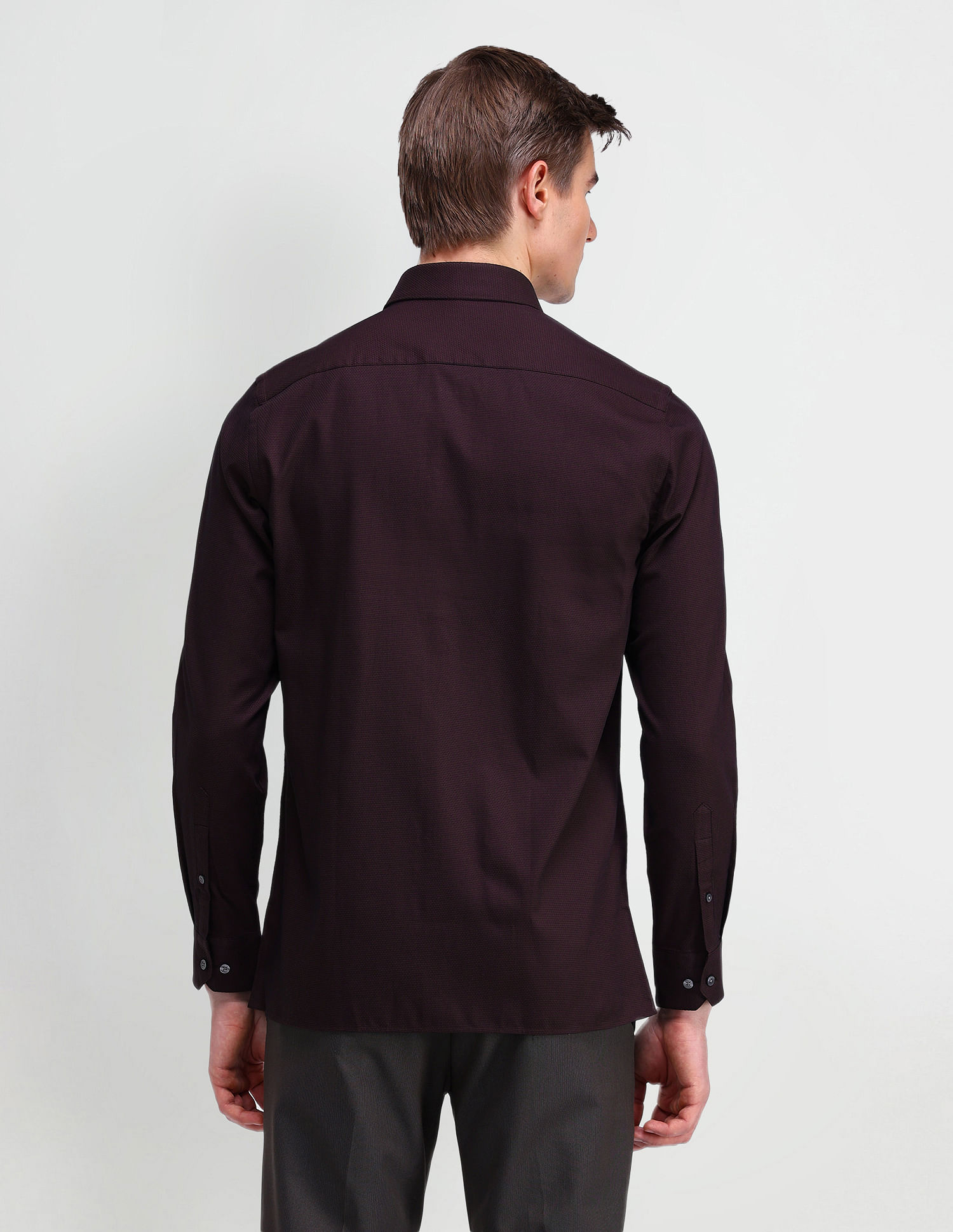 Arrow Liberty Classic Fit Textured Shirt