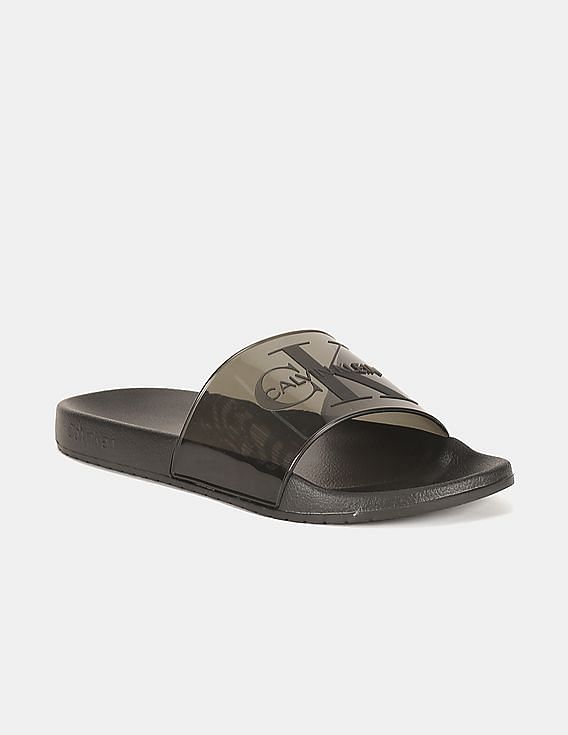 Calvin klein slides mens hot sale