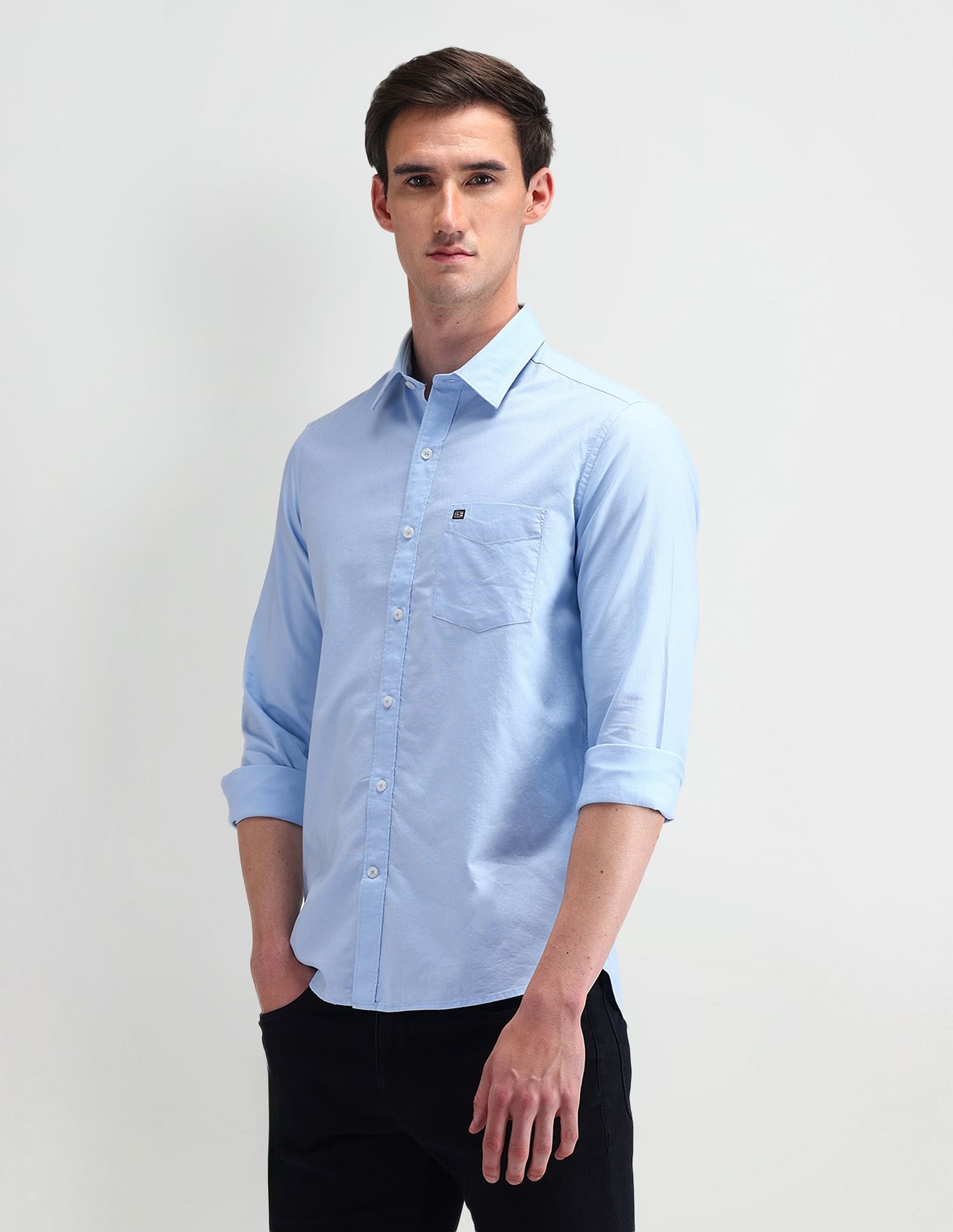 Arrow Sport Manhattan Slim Fit Dobby Shirt