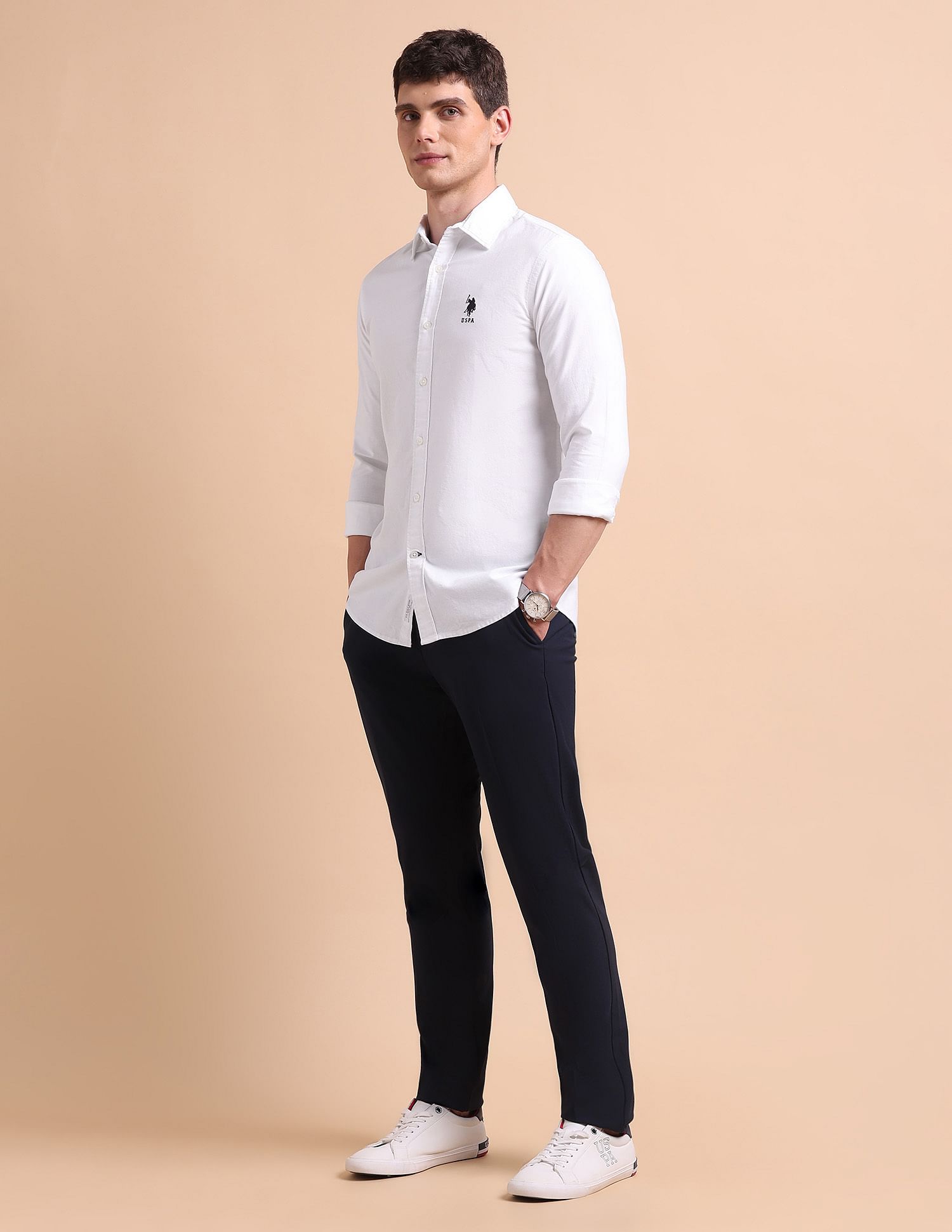 U.S. Polo Assn. Pure Cotton Tailored Fit Oxford Shirt