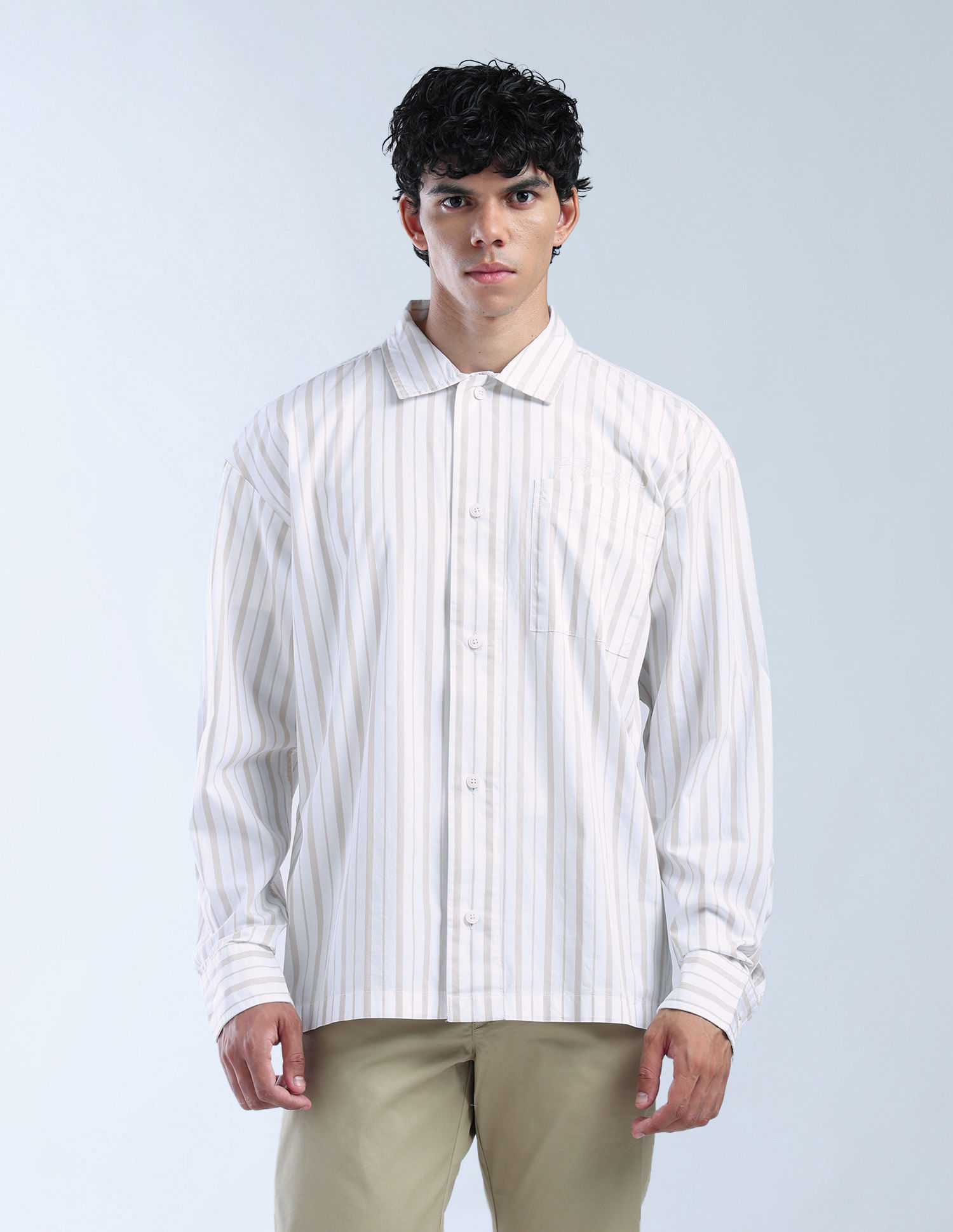 Flying Machine Oversized Fit Color Of Home Shirt