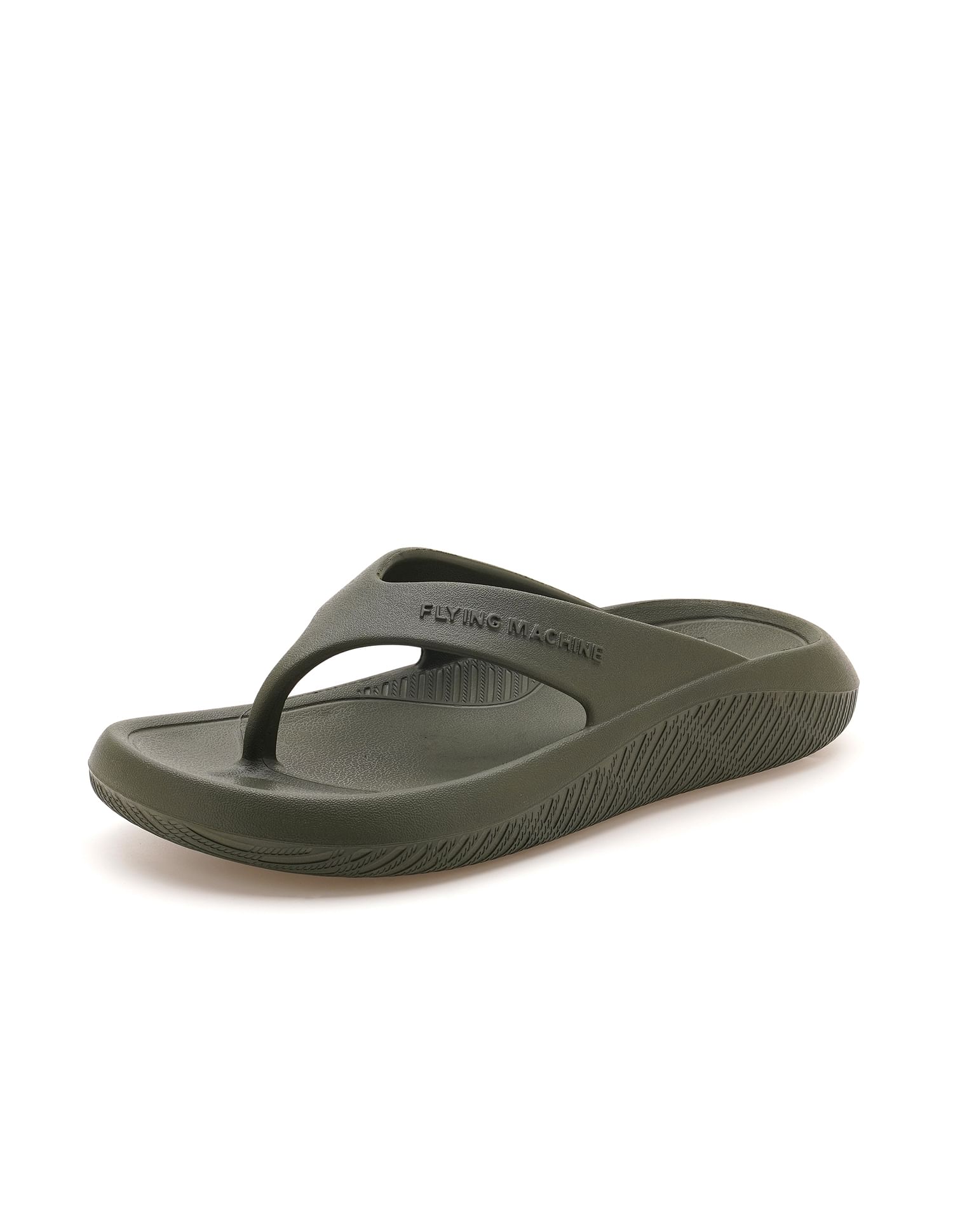 Flying Machine Men Rafa Solid V-Strap Slippers