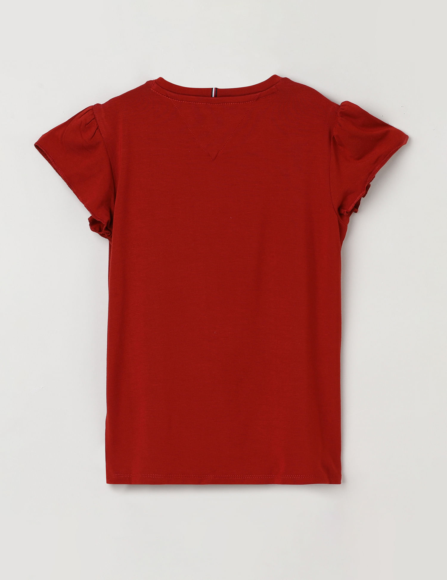 Tommy Hilfiger Kids Girls Girl Flower Puff Print T-Shirt