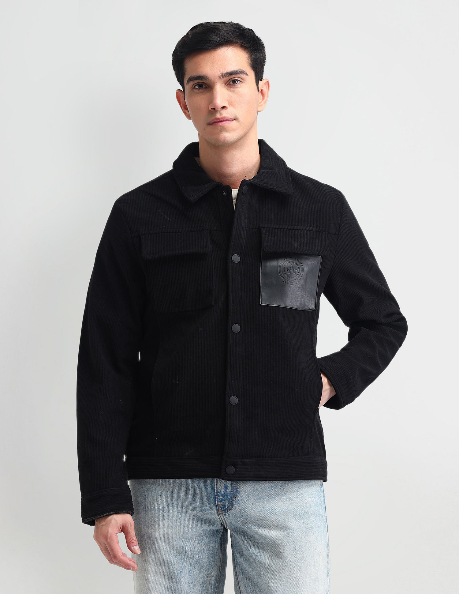 Arrow Sport Regular Fit Corduroy Trucker Jacket