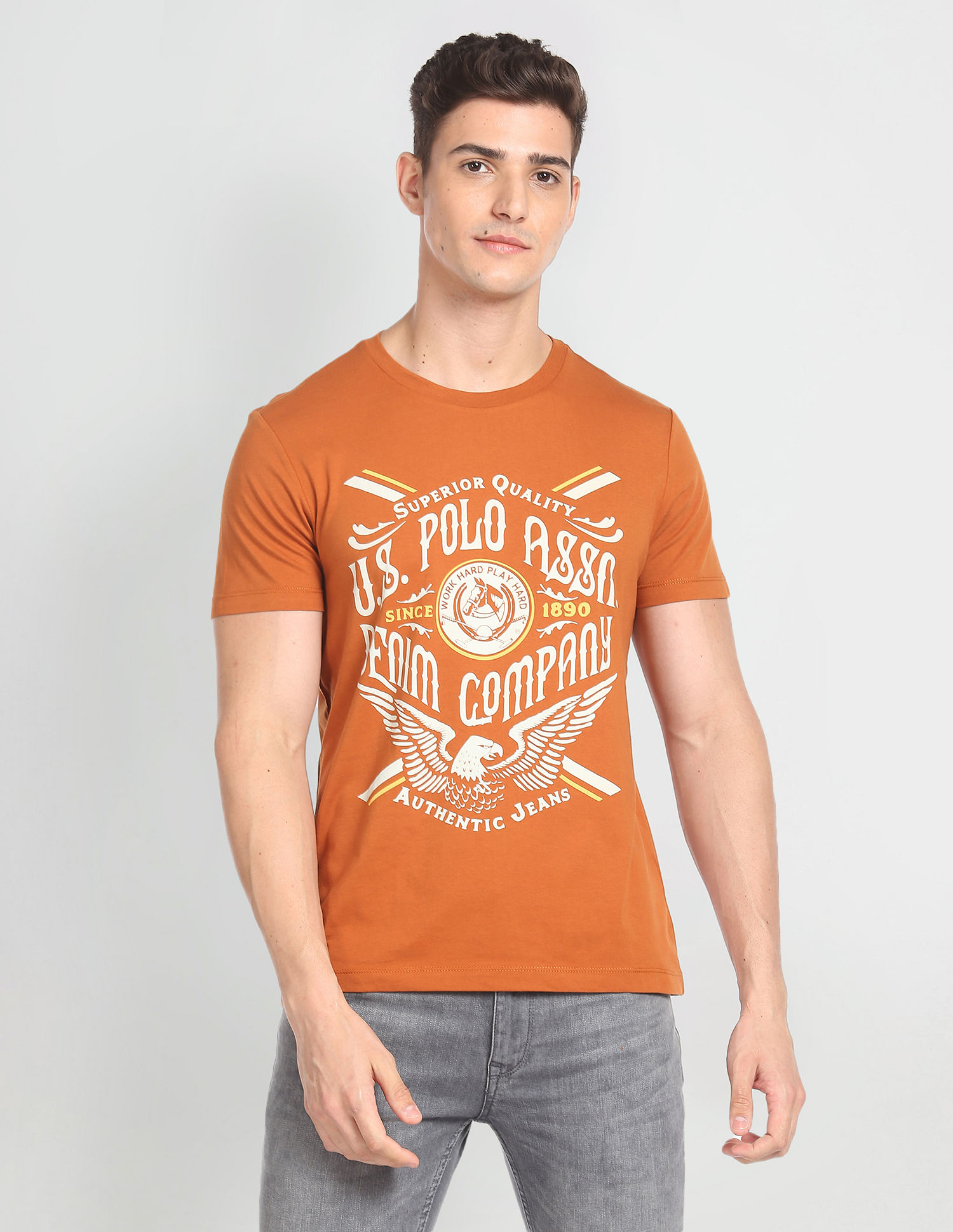 Us polo slim fit clearance t shirt