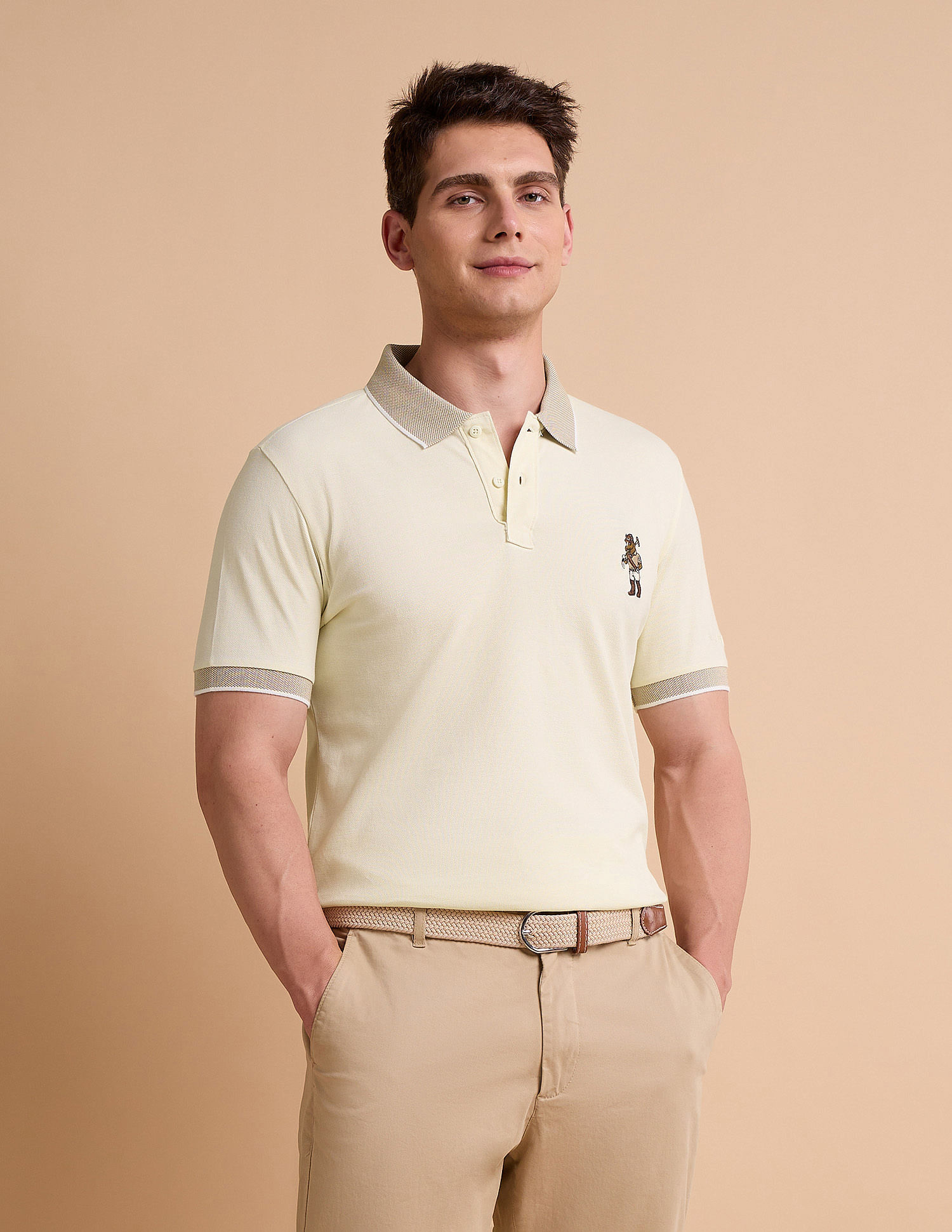 U.S. Polo Assn. Solid Pure Cotton Polo Shirt