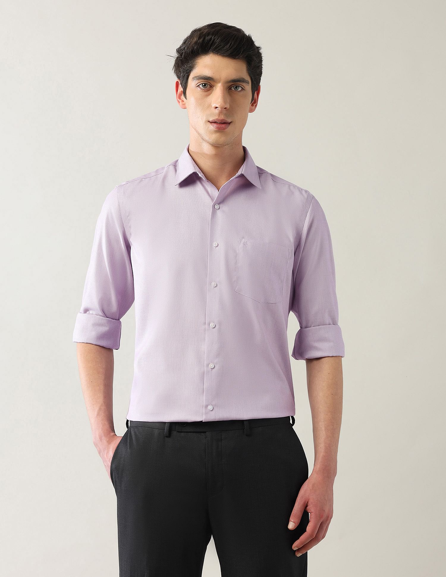 Arrow Manhattan Slim Fit Autopress Shirts