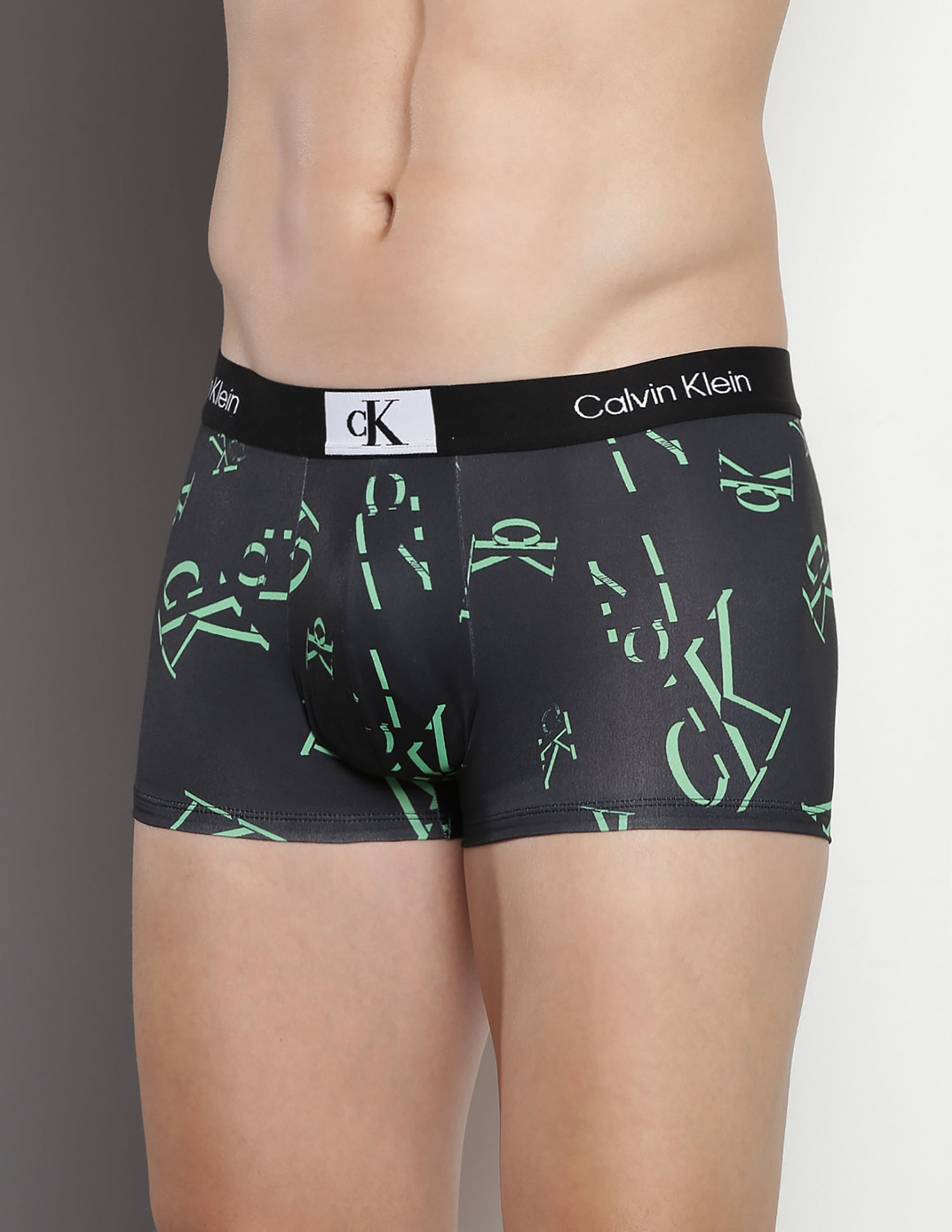 Buy Calvin Klein Underwear Brand Print Low Rise Trunks NNNOW