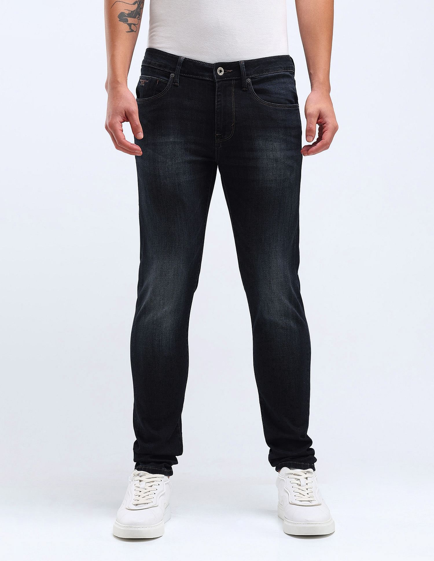 Flying Machine Jackson Super Skinny Fit Stone Wash Jeans