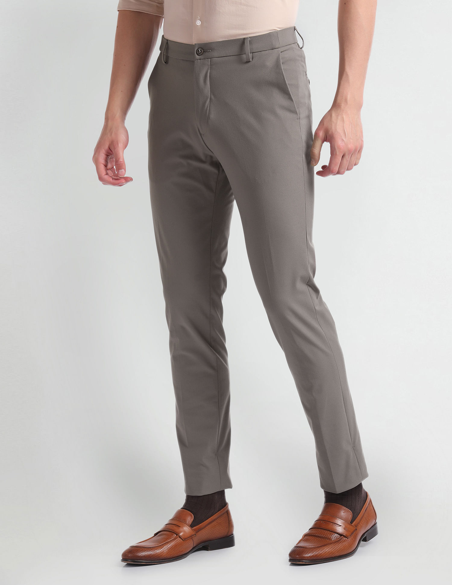 Arrow Newyork Super Slim Twill Trousers