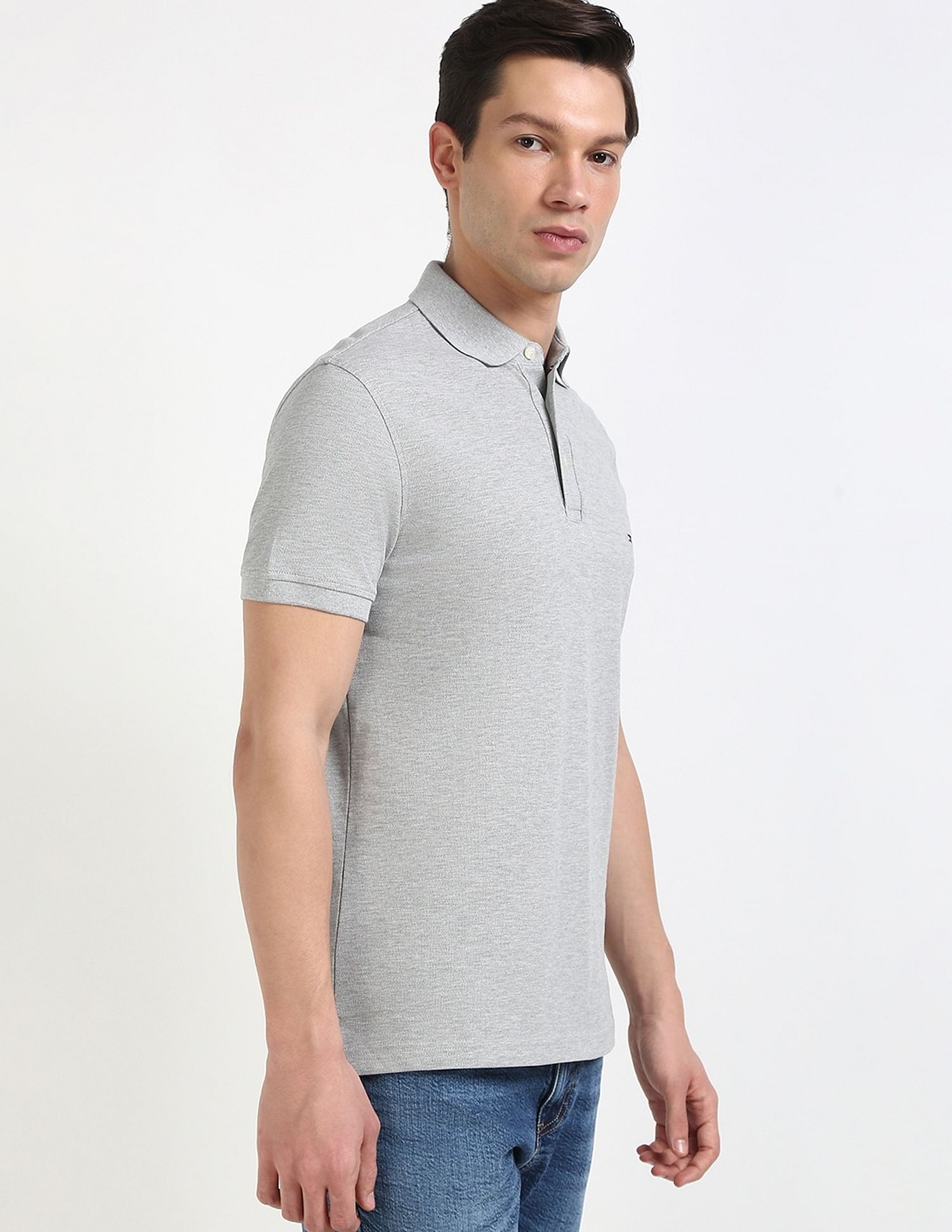 Tommy Hilfiger Printed Slim-Fit Cotton Polo Shirt