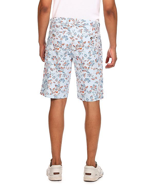 Men's flower clearance print shorts