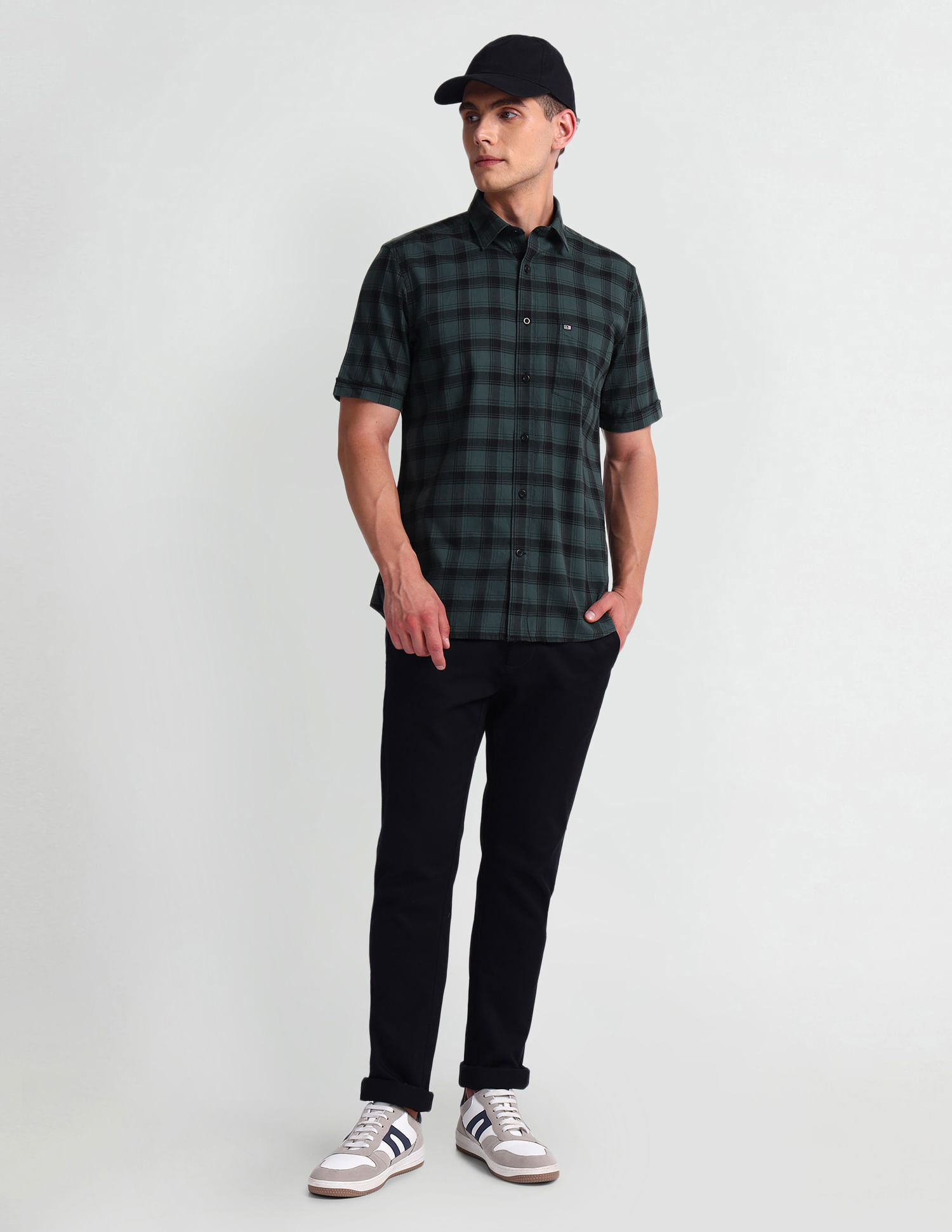 Arrow Sports Twill Tartan Check Shirt