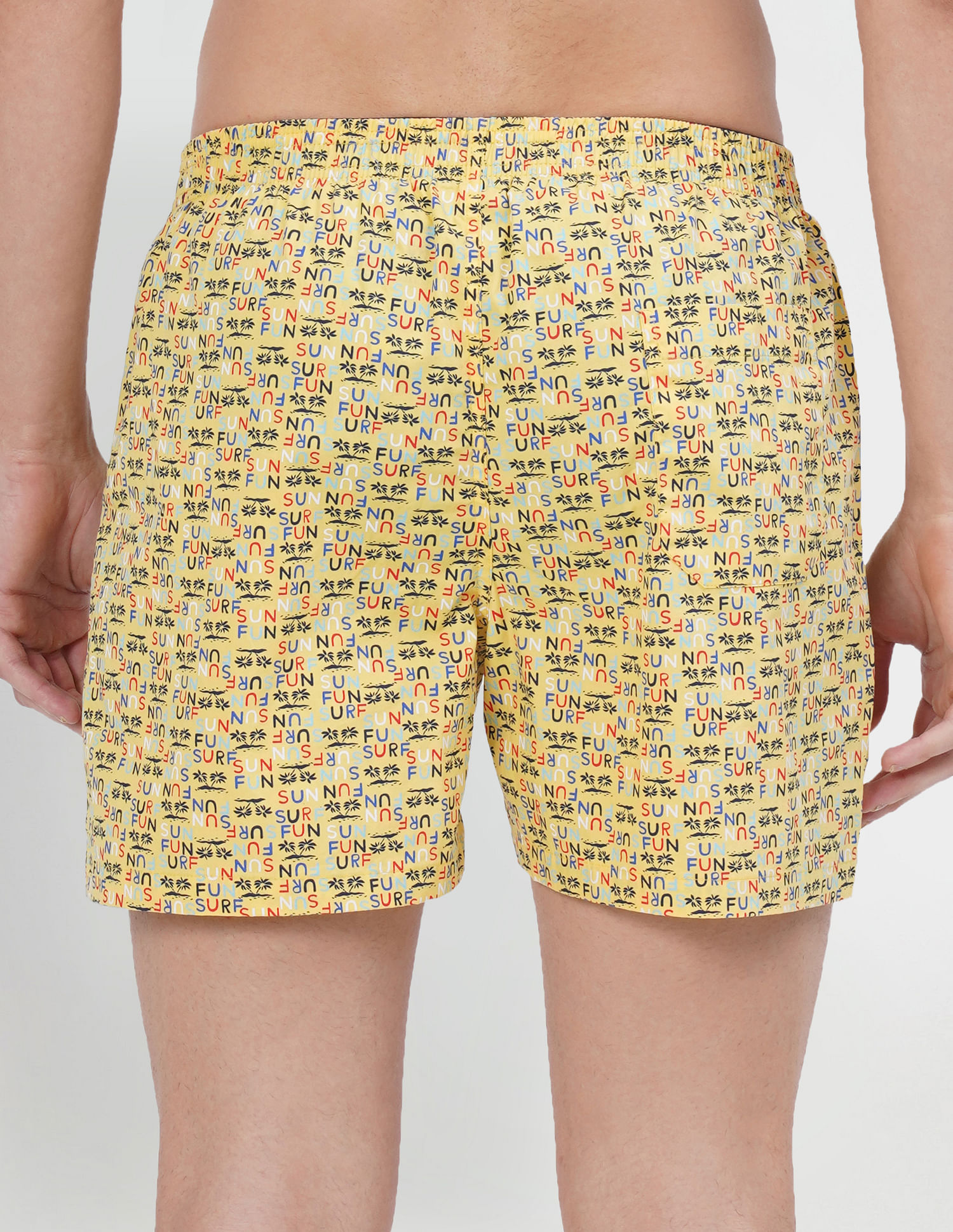 USPA Innerwear Back Pocket All Over Print IYAC Boxers - Pack Of 1