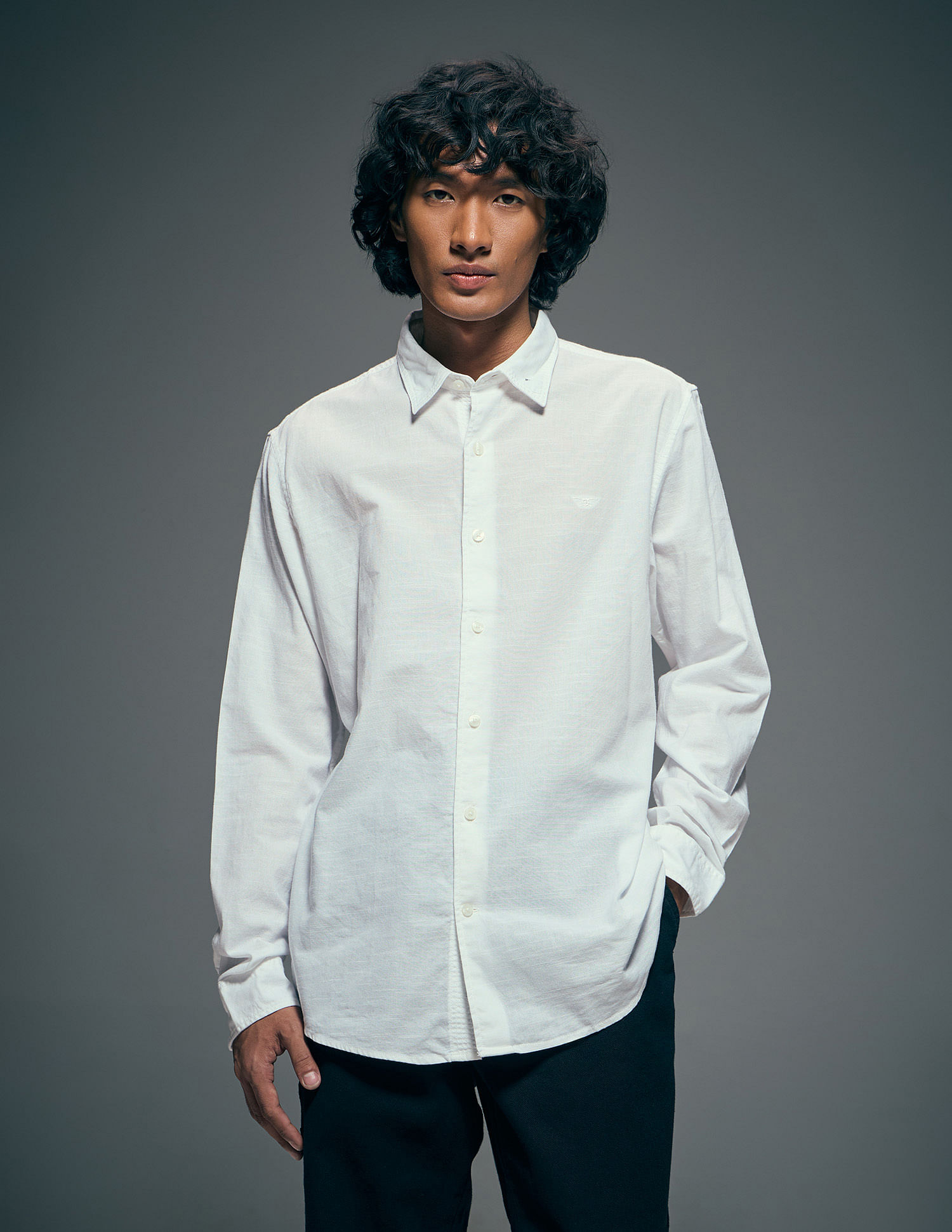 Flying Machine Pure Cotton Slim Fit Shirt