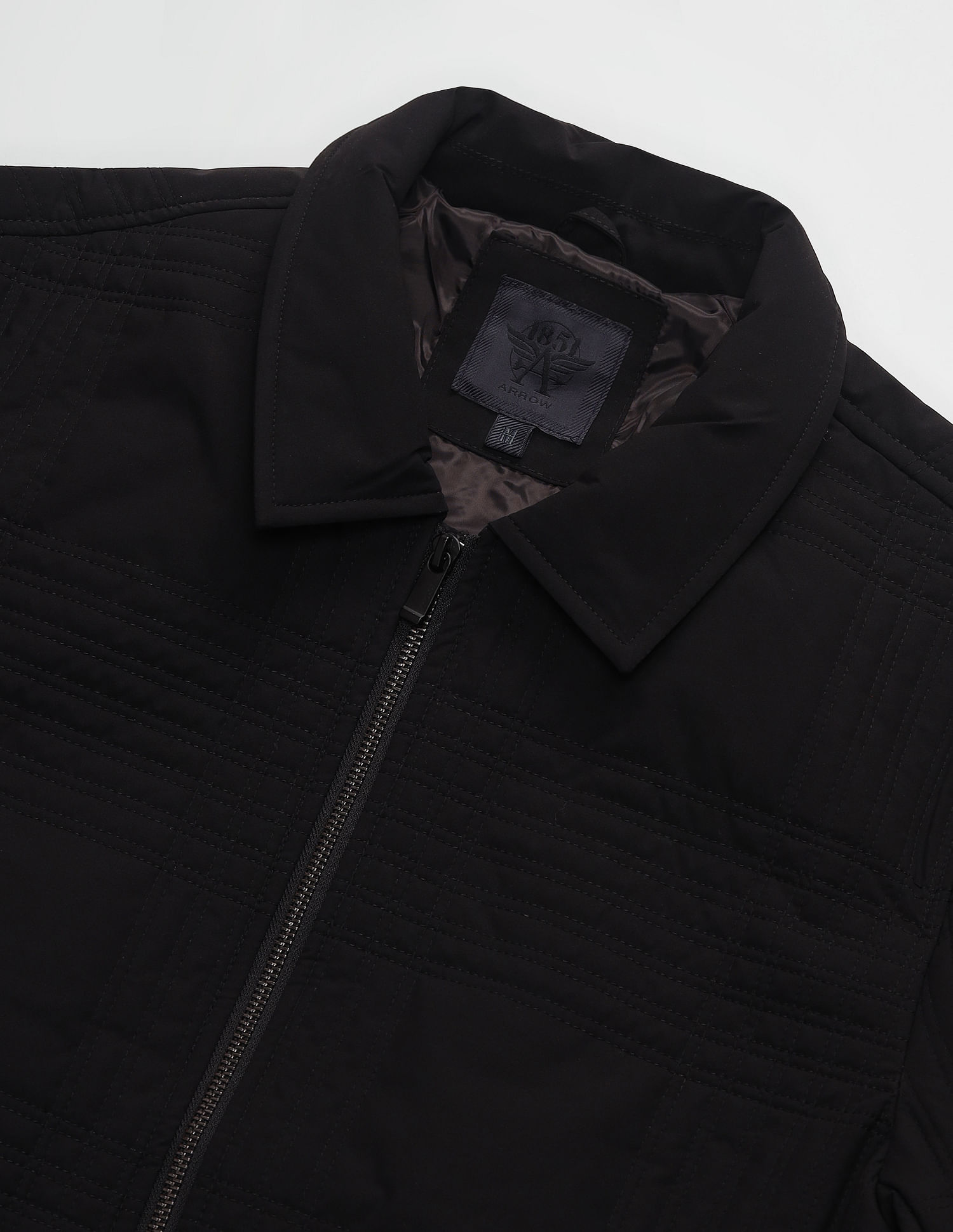 Arrow Solid Regular Fit Casual Jacket