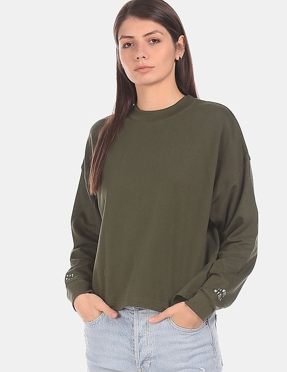 Buy Flying Machine Women Women Olive 