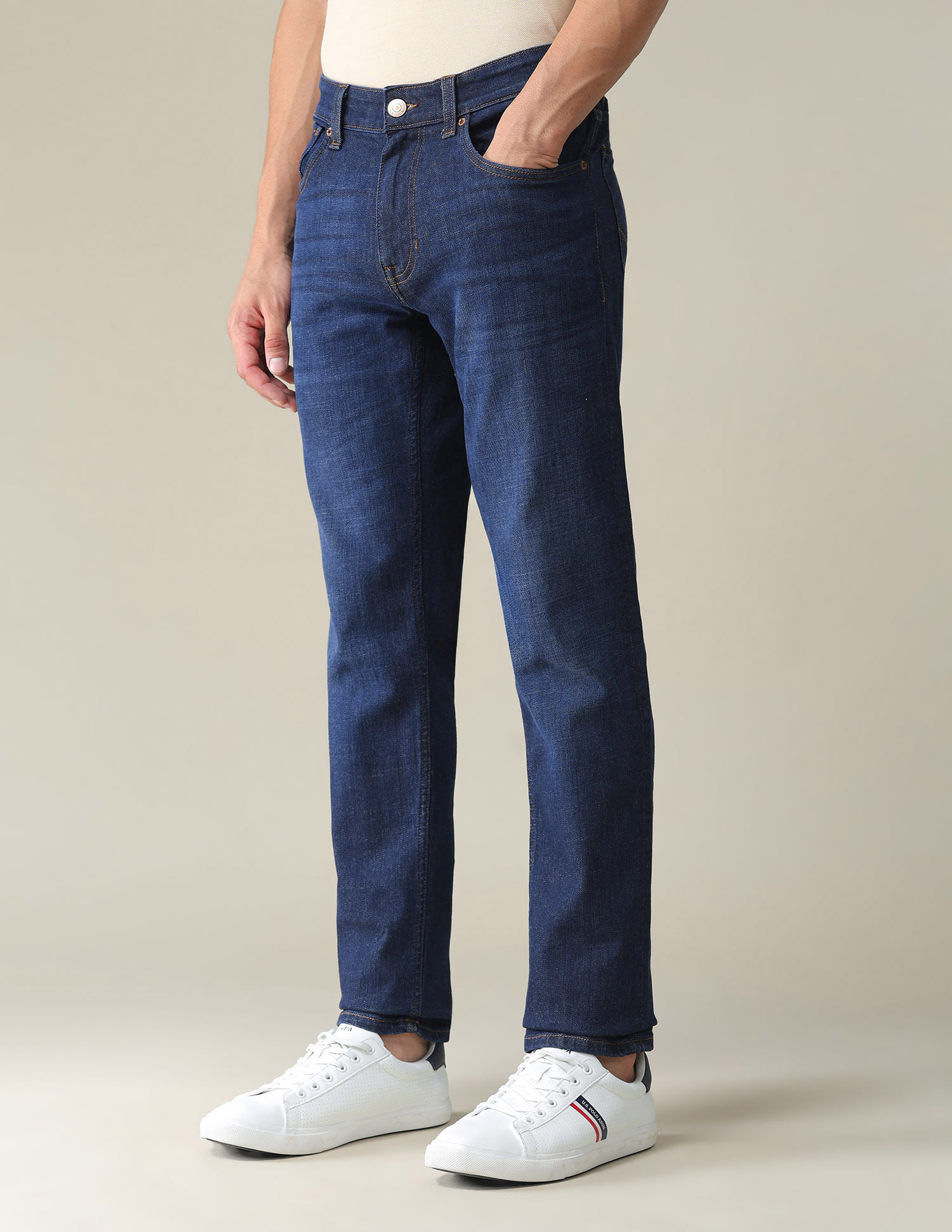 U.S. Polo Assn. Denim Co. Brandon Slim Tapered Fit Blue Jeans