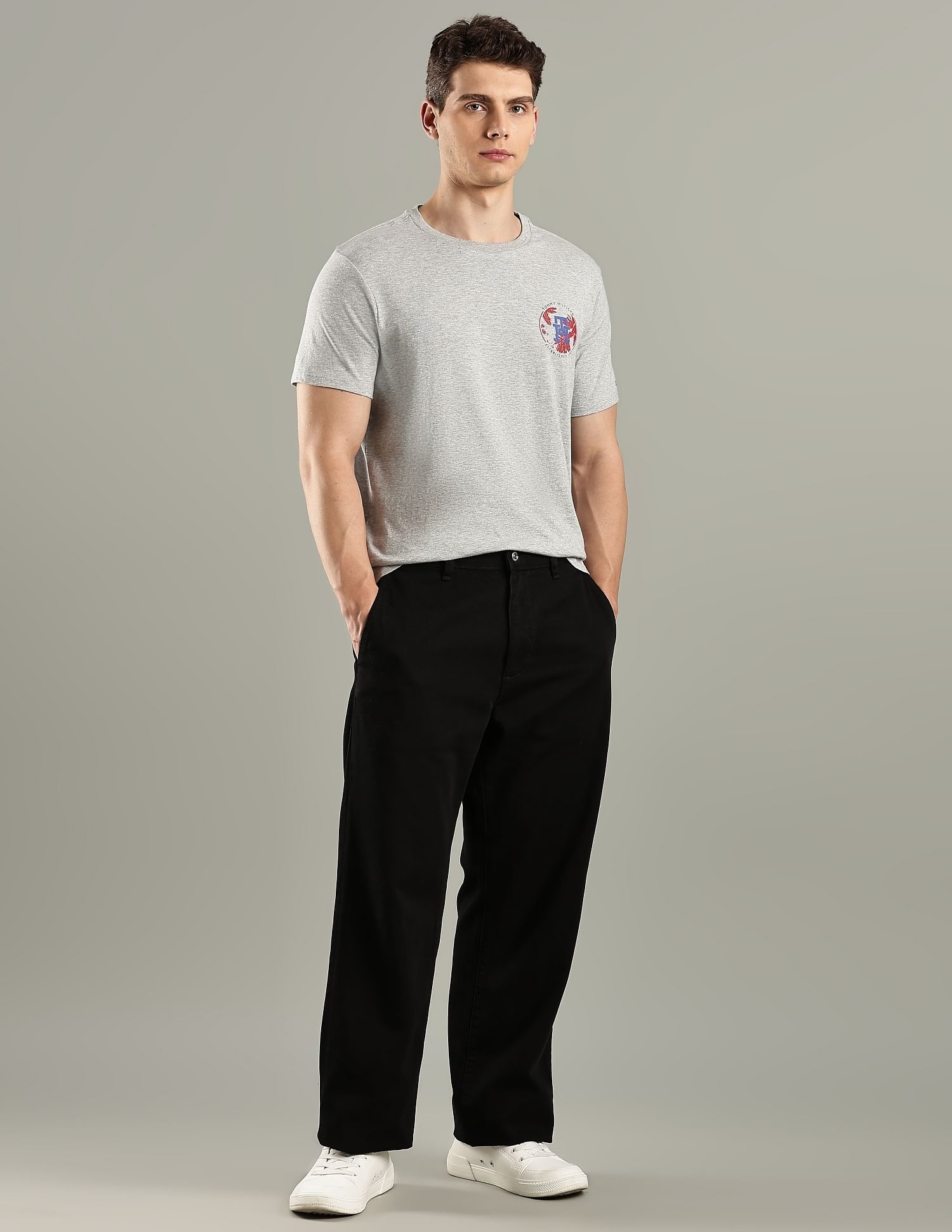 Tommy Hilfiger Logo Regular-Fit Cotton T-Shirt