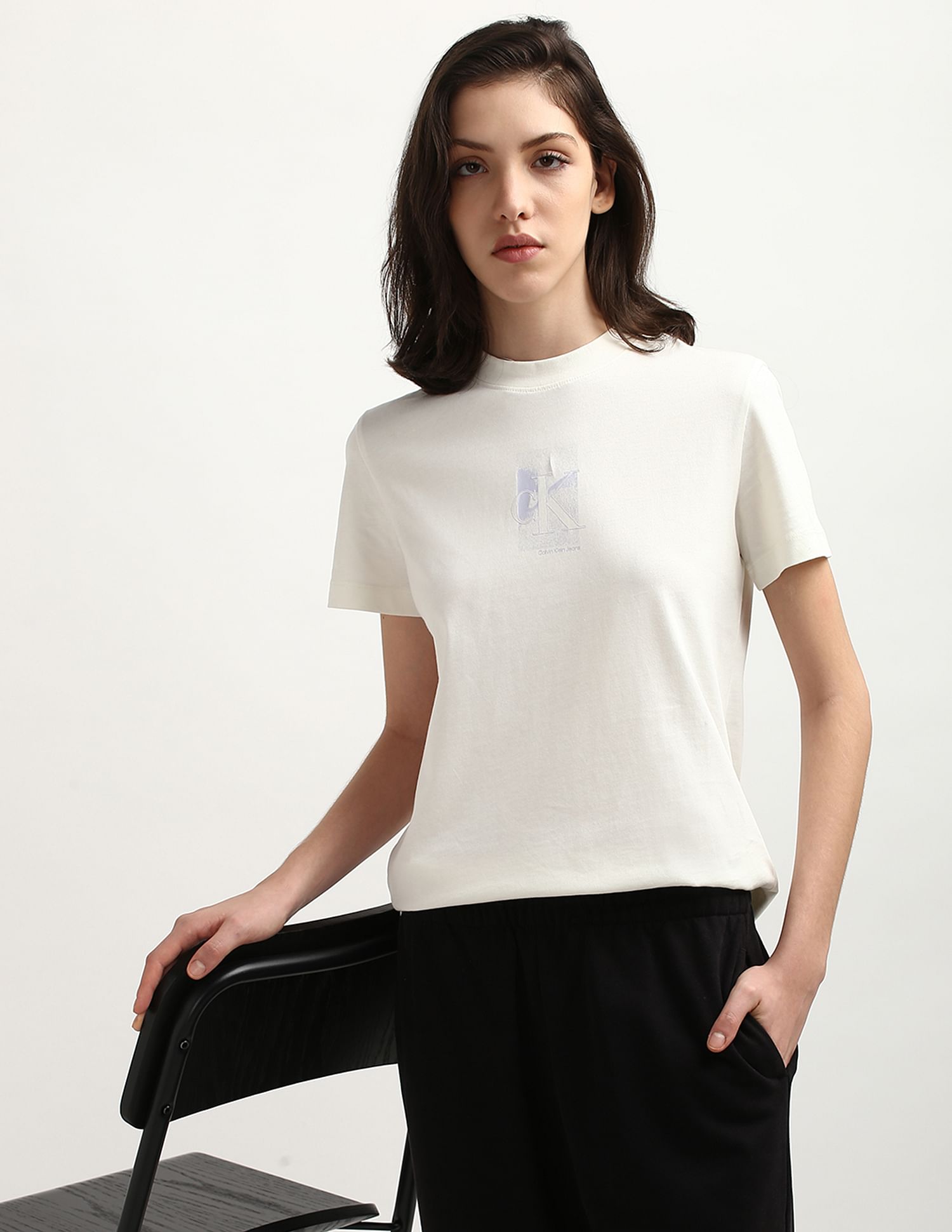 Calvin Klein Sustainable Diffused Logo T-Shirt
